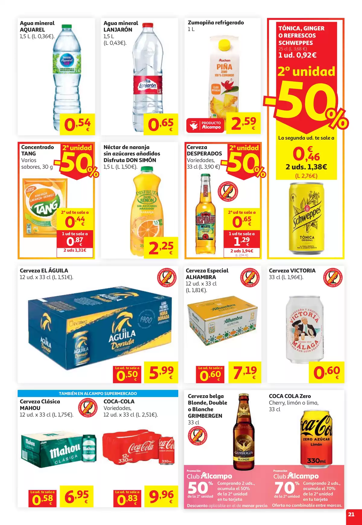 Ofertas de Alcampo Hipermercados España de 5 a 18 mayo 2026 Sales ganando - Alcampo - España - 5 mayo 2026 – 18 mayo 2026 - Página 21