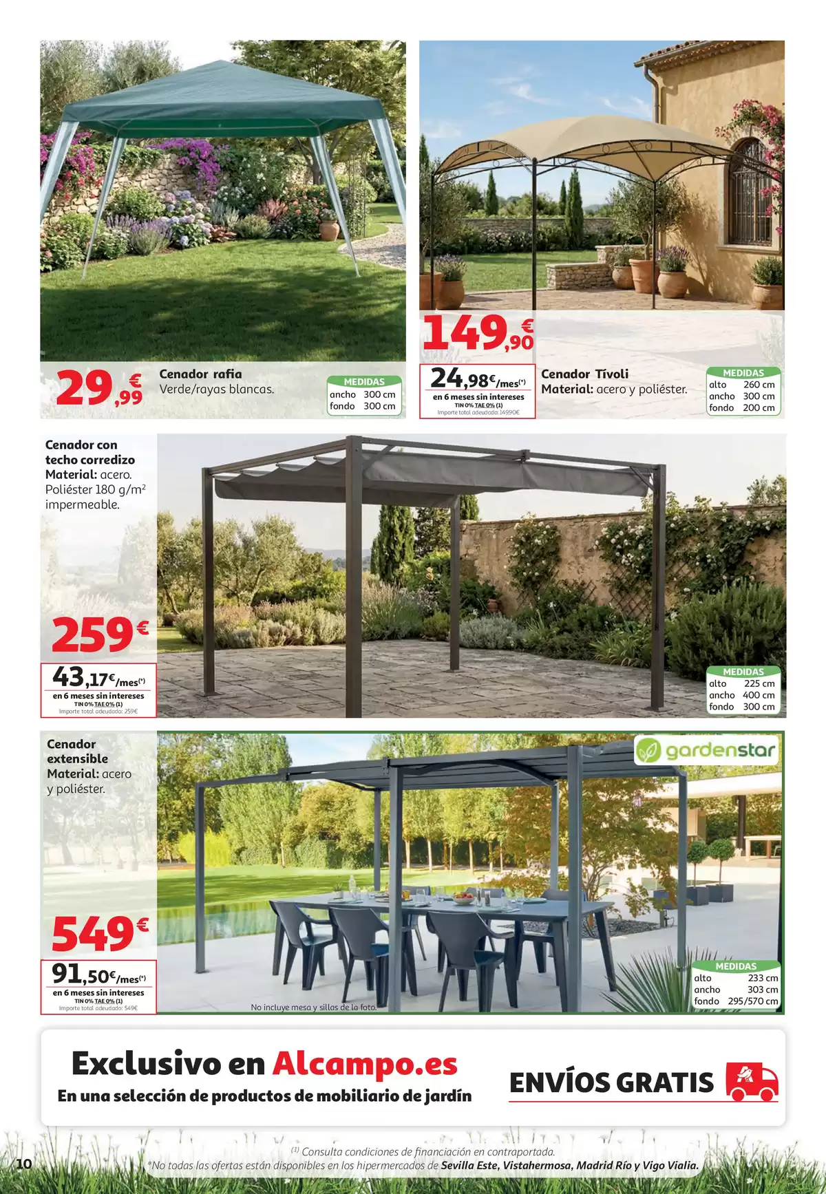 Ofertas de Alcampo Hipermercados España de 5 a 27 mayo 2026 Ofertas Aire Libre - Alcampo - España - 5 mayo 2026 – 27 mayo 2026 - Página 10