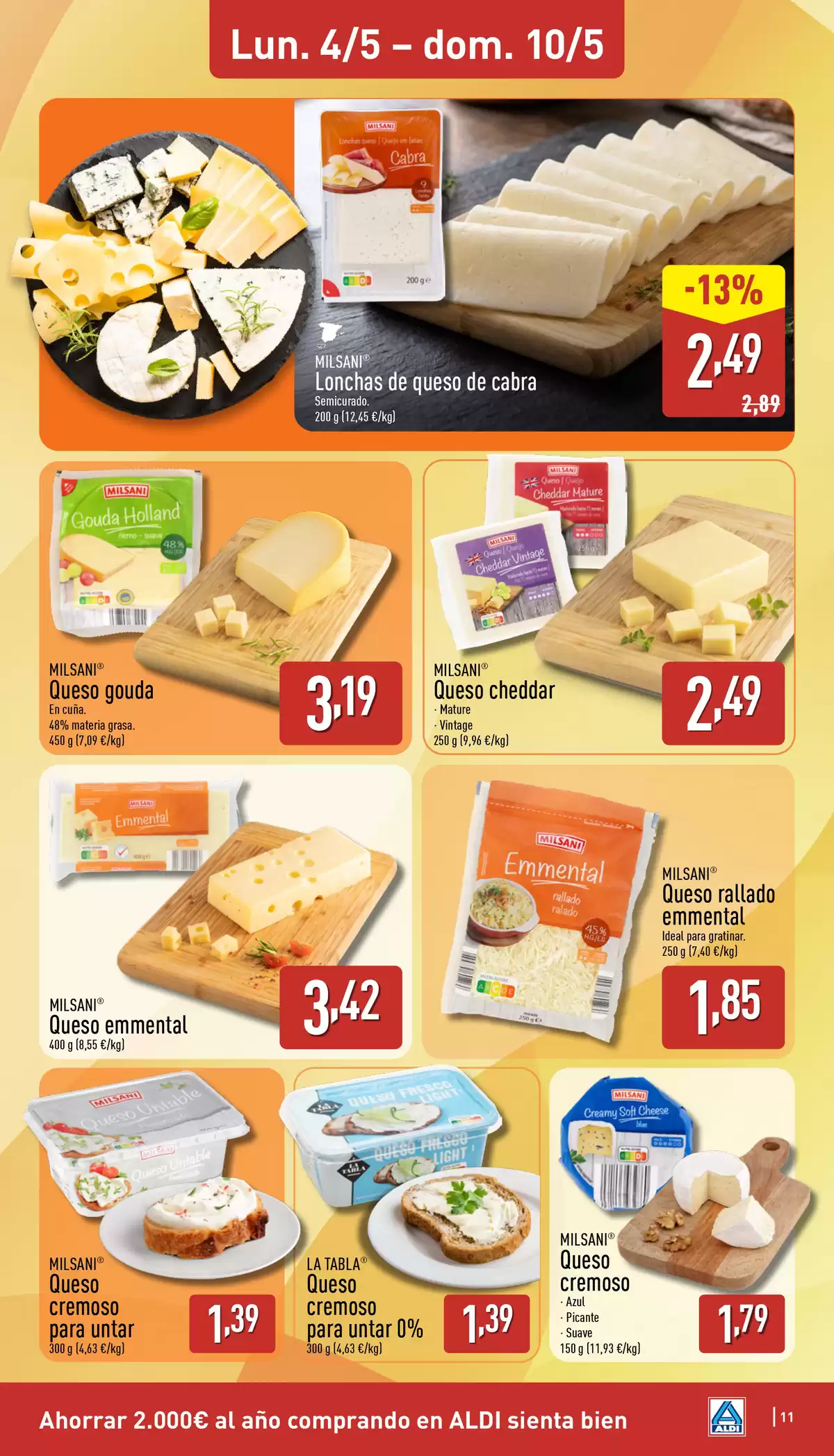Offres ALDI Espagne de 4 à 10 mai 2026 Comme il coûte peu d'acheter bien ! - ALDI - Espagne - 4 mai 2026 – 10 mai 2026 - Page 11
