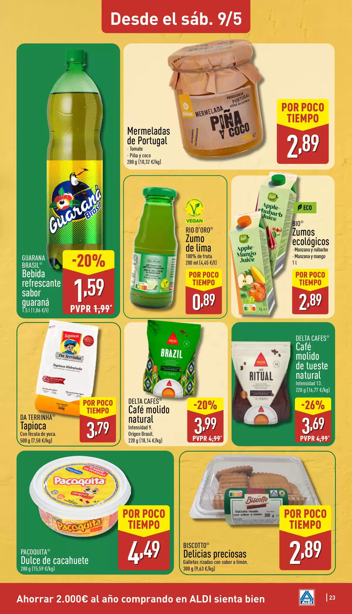 Offres ALDI Espagne de 4 à 10 mai 2026 Comme il coûte peu d'acheter bien ! - ALDI - Espagne - 4 mai 2026 – 10 mai 2026 - Page 23