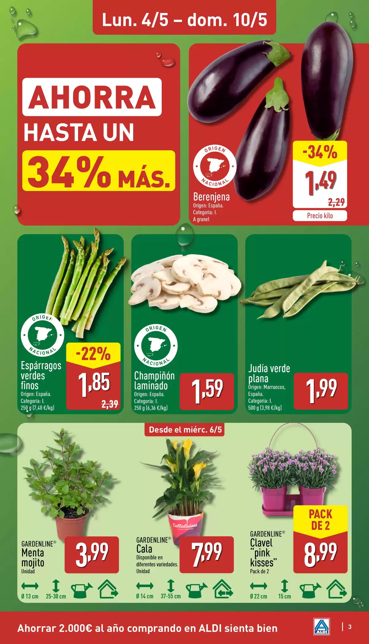 Offres ALDI Espagne de 4 à 10 mai 2026 Comme il coûte peu d'acheter bien ! - ALDI - Espagne - 4 mai 2026 – 10 mai 2026 - Page 3