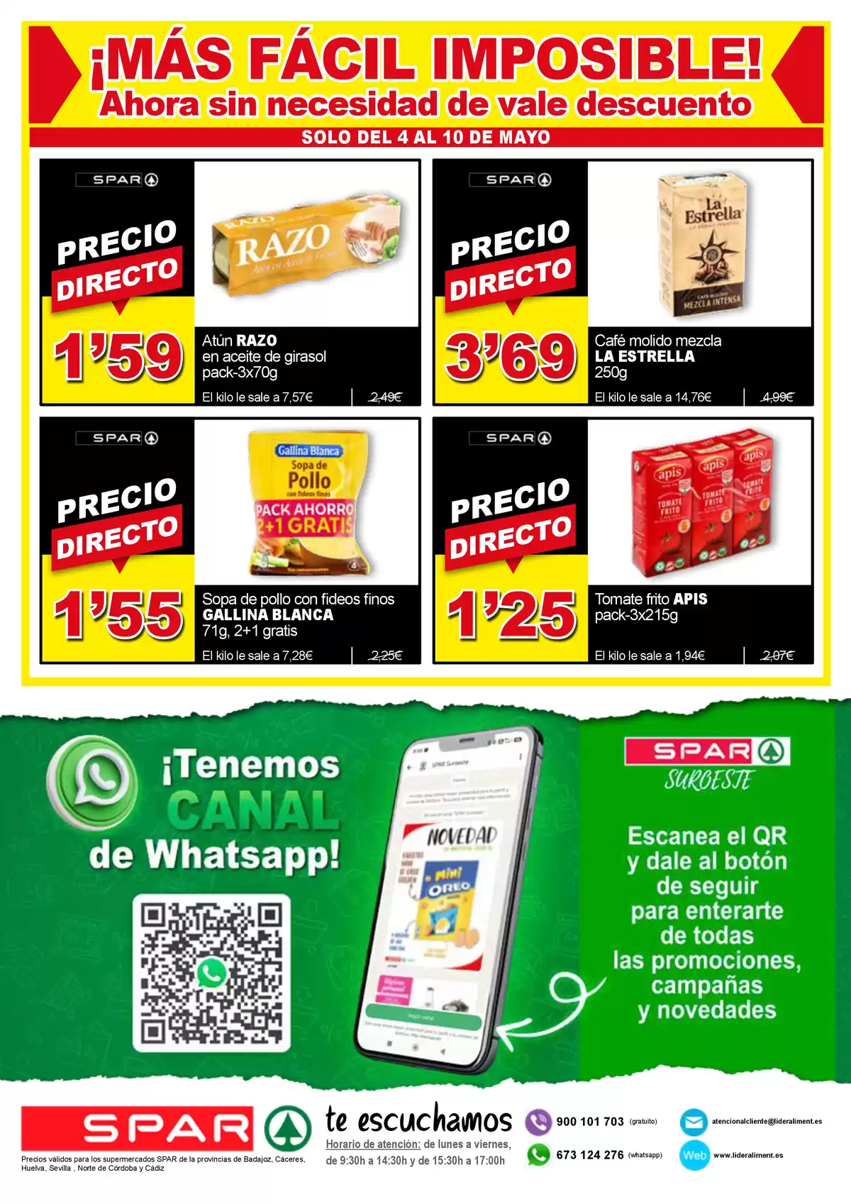 Offres SPAR Espagne de 4 à 17 mai 2026 Blaster de prix - SPAR - Espagne - 4 mai 2026 – 17 mai 2026 - Page 12