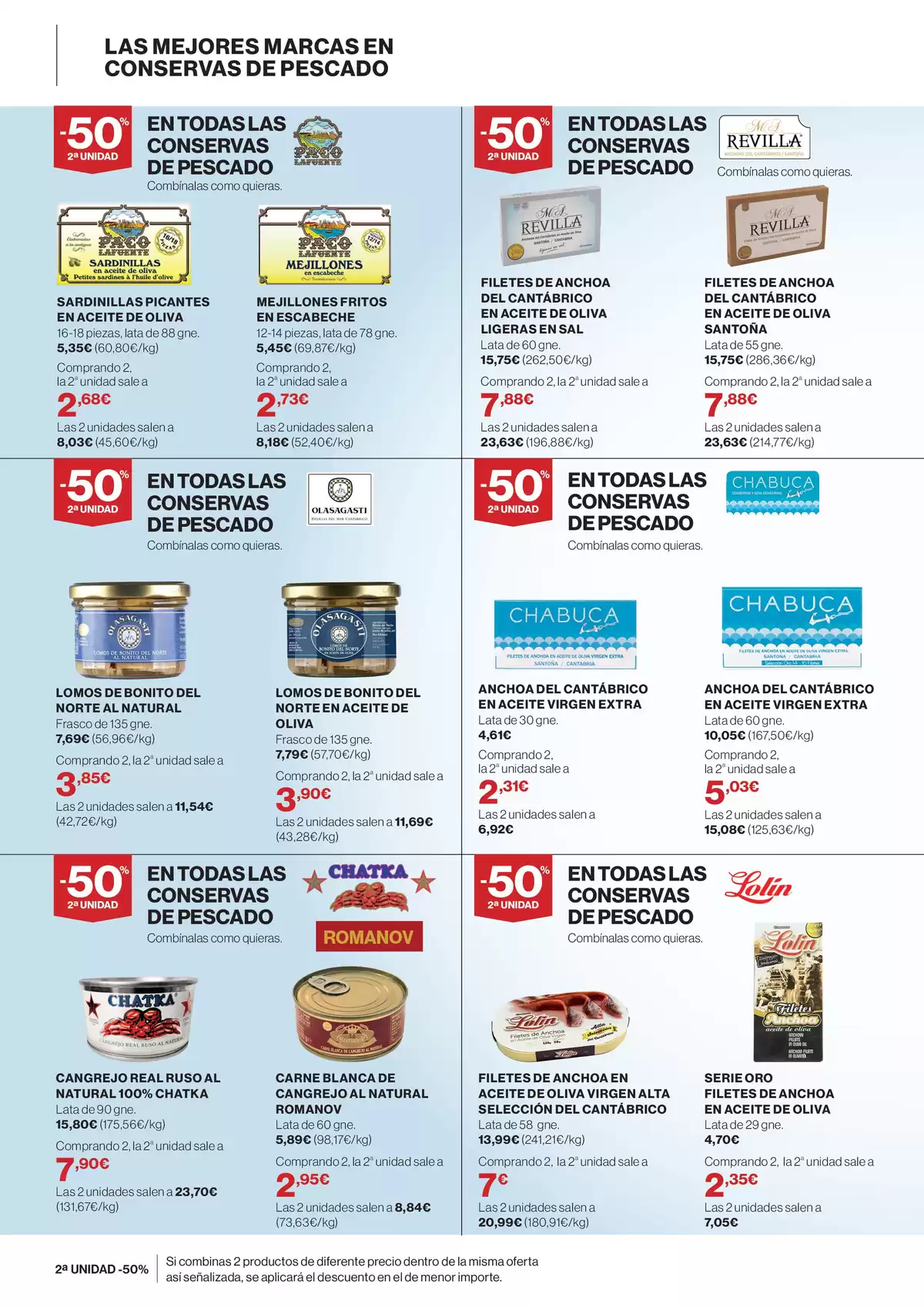 Offres Hipercor Espagne de 9 avril à 5 mai 2026 Les Meilleures Marques Dans Les Conserves De Poisson - Hipercor - Espagne - 9 avril 2026 – 5 mai 2026 - Page 6