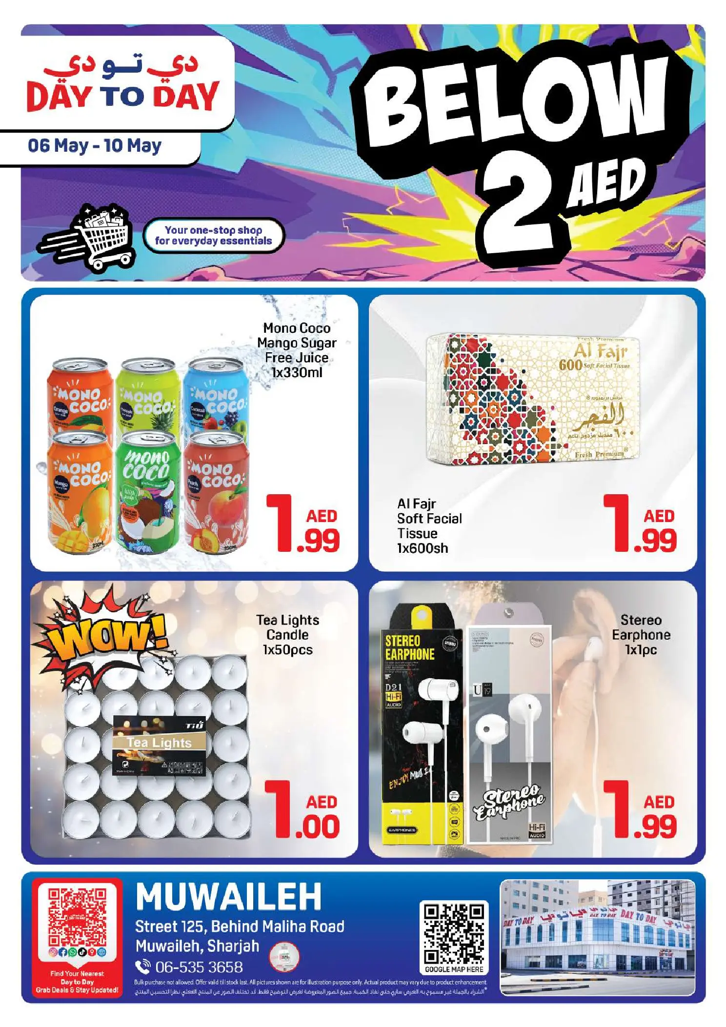 Day to Day offers in Muwaileh from 6 to 10 May 2026 2 Below Deals - Page 1