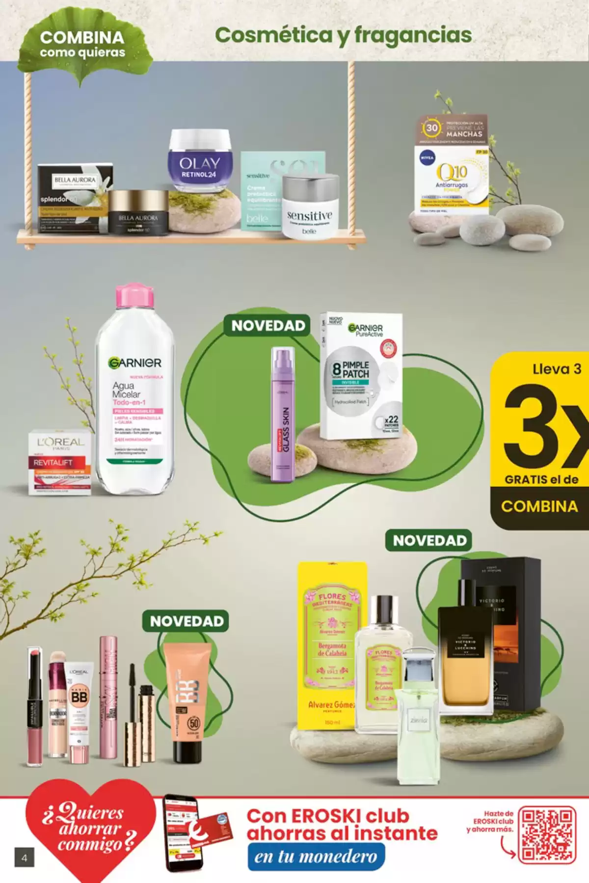 Offres Eroski Hypermarchés Espagne de 30 avril à 13 mai 2026 Offres 3x2 Dans TOUTE la parfumerie et parapharmacie - Eroski - Espagne - 30 avril 2026 – 13 mai 2026 - Page 4