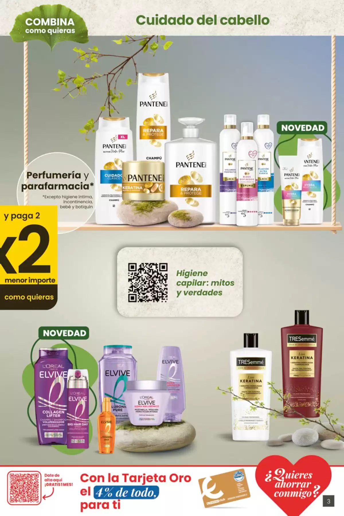 Offres Eroski Hypermarchés Espagne de 30 avril à 13 mai 2026 Offres 3x2 Dans TOUTE la parfumerie et parapharmacie - Eroski - Espagne - 30 avril 2026 – 13 mai 2026 - Page 3