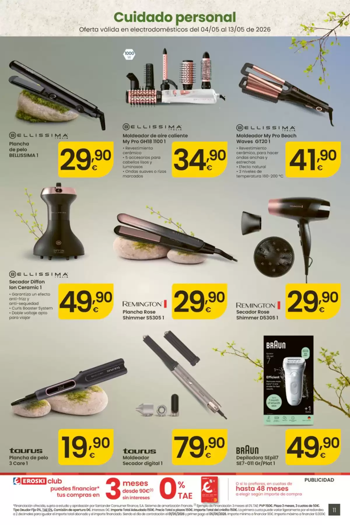 Offres Eroski Hypermarchés Espagne de 30 avril à 13 mai 2026 Offres 3x2 Dans TOUTE la parfumerie et parapharmacie - Eroski - Espagne - 30 avril 2026 – 13 mai 2026 - Page 11