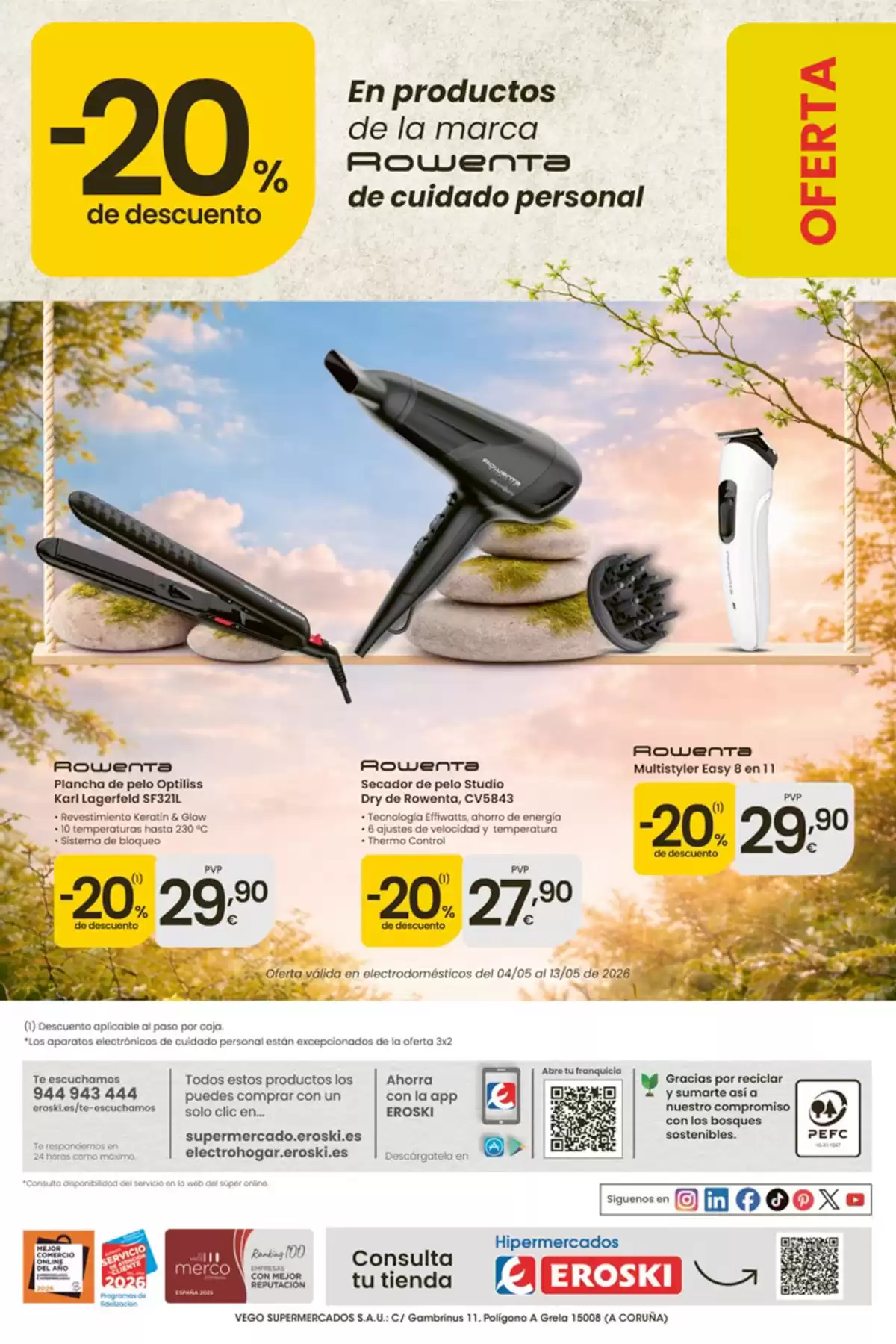 Offres Eroski Hypermarchés Espagne de 30 avril à 13 mai 2026 Offres 3x2 Dans TOUTE la parfumerie et parapharmacie - Eroski - Espagne - 30 avril 2026 – 13 mai 2026 - Page 12