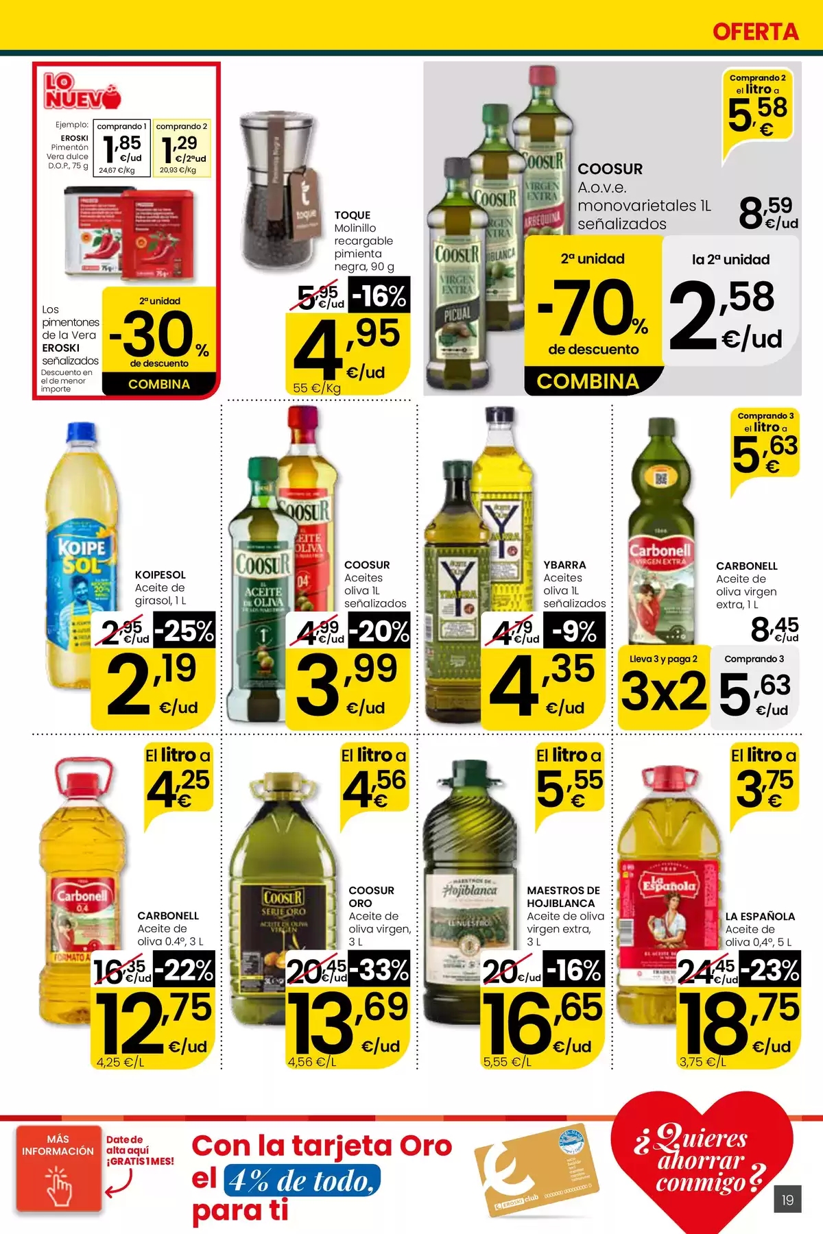 Offres Eroski Espagne de 30 avril à 13 mai 2026 Voulez-vous économiser avec moi ? - Eroski - Espagne - 30 avril 2026 – 13 mai 2026 - Page 19
