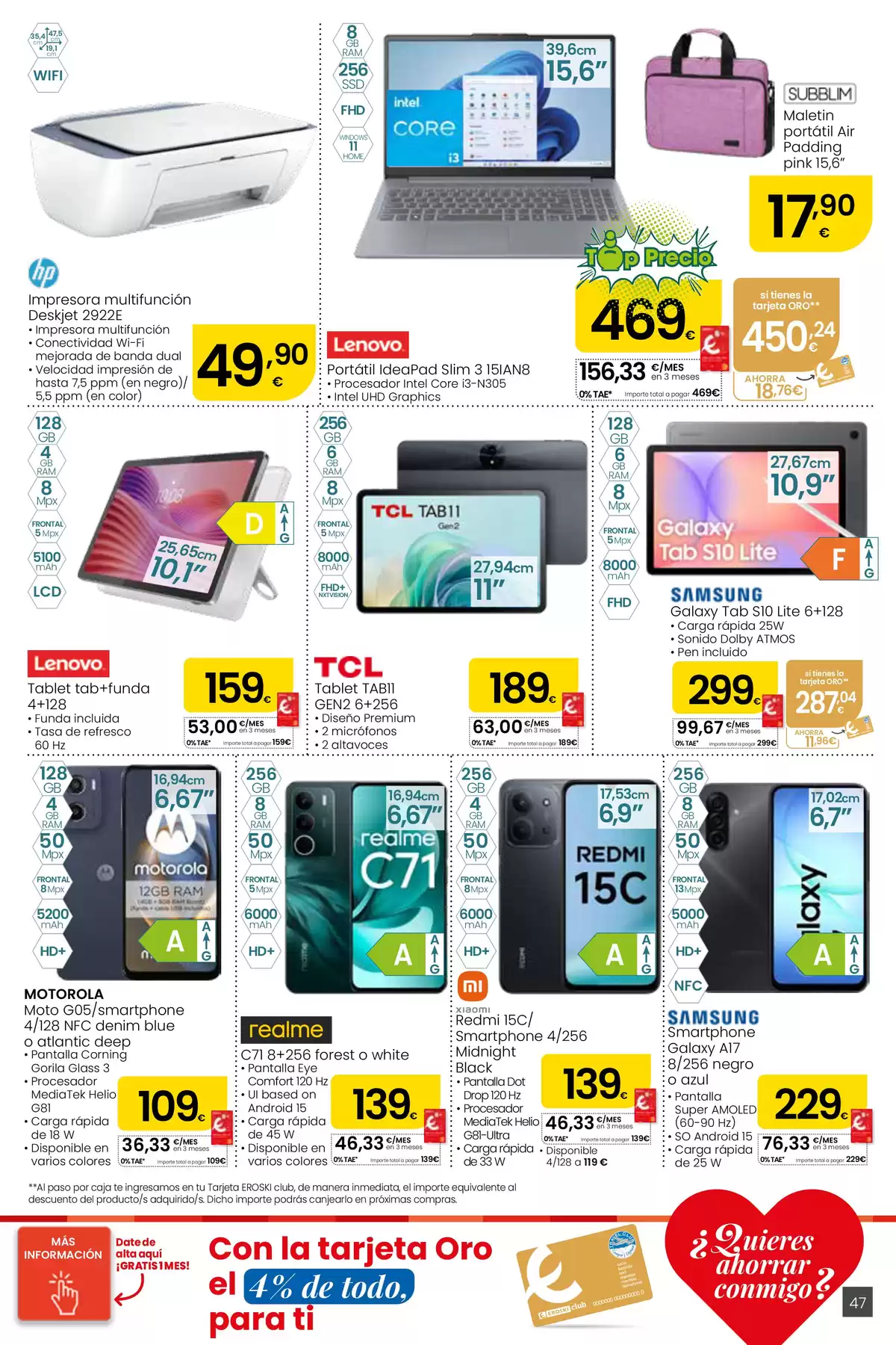 Offres Eroski Espagne de 30 avril à 13 mai 2026 Voulez-vous économiser avec moi ? - Eroski - Espagne - 30 avril 2026 – 13 mai 2026 - Page 47