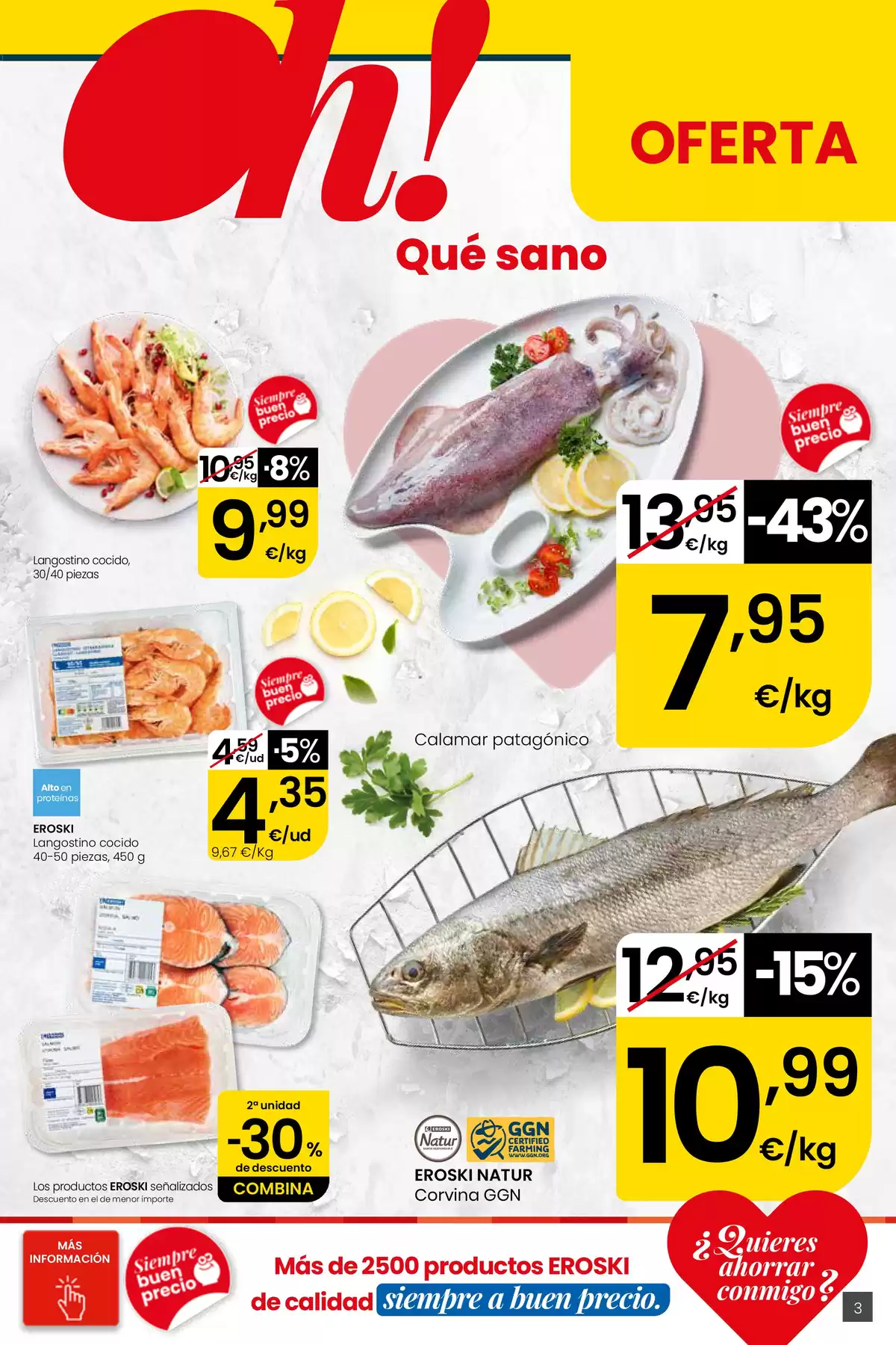 Offres Eroski Espagne de 30 avril à 13 mai 2026 Voulez-vous économiser avec moi ? - Eroski - Espagne - 30 avril 2026 – 13 mai 2026 - Page 3
