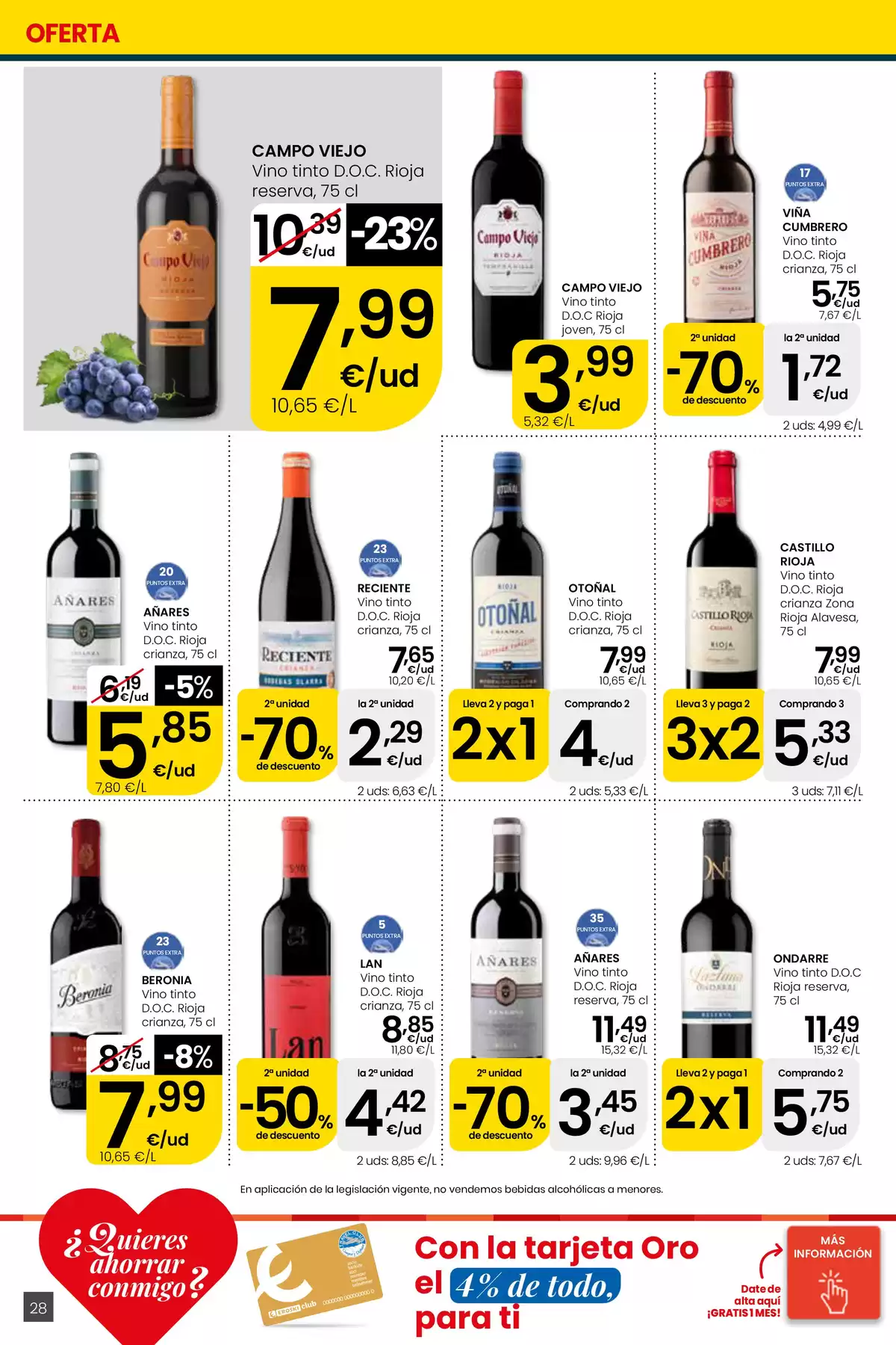 Offres Eroski Espagne de 30 avril à 13 mai 2026 Voulez-vous économiser avec moi ? - Eroski - Espagne - 30 avril 2026 – 13 mai 2026 - Page 28