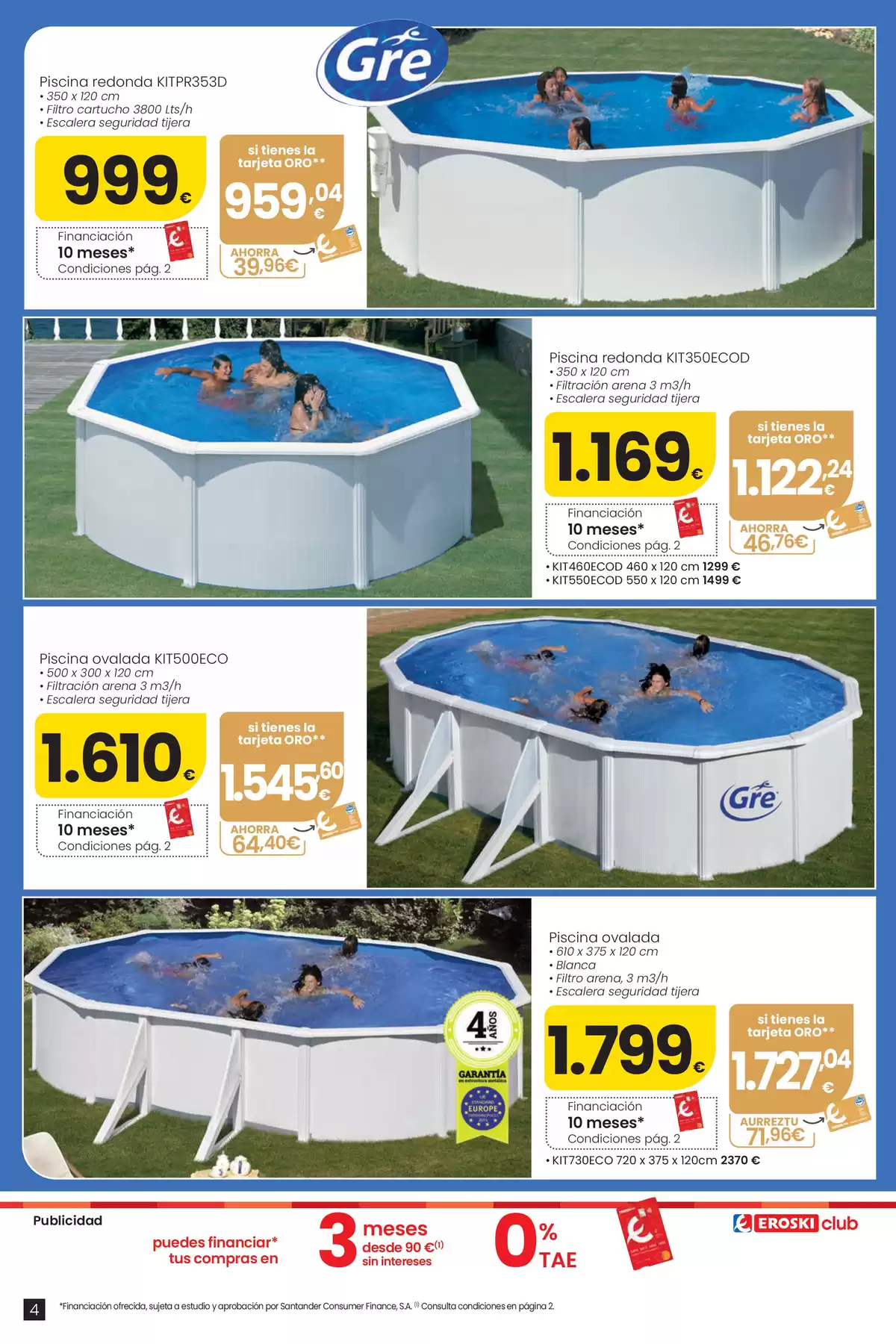 Offres Eroski Hypermarchés Espagne de 30 avril à 27 mai 2026 offres Oh ! Quelle oasis - Eroski - Espagne - 30 avril 2026 – 27 mai 2026 - Page 4