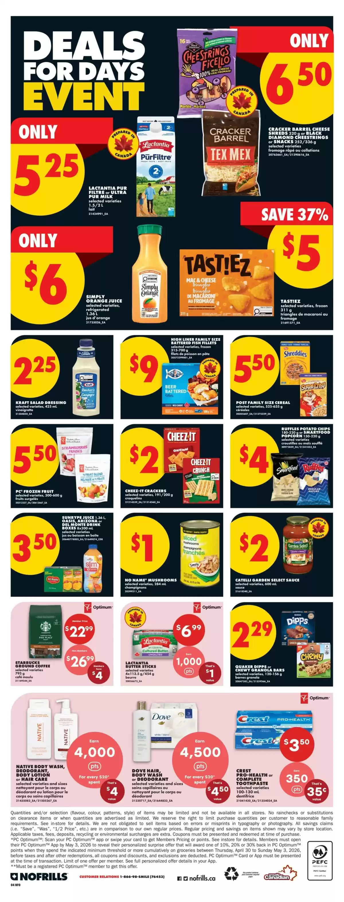 Ofertas de No Frills Canadá de 29 abril a 13 mayo 2026 OFERTAS PARA EVENTOS DE DÍAS - No Frills - Canadá - 29 abril 2026 – 13 mayo 2026 - Página 7