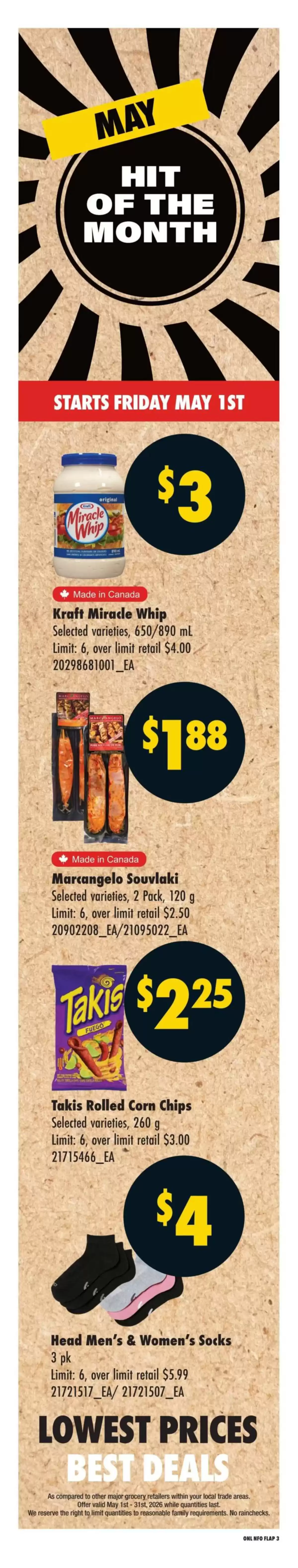 Ofertas de No Frills Canadá de 29 abril a 13 mayo 2026 OFERTAS PARA EVENTOS DE DÍAS - No Frills - Canadá - 29 abril 2026 – 13 mayo 2026 - Página 9