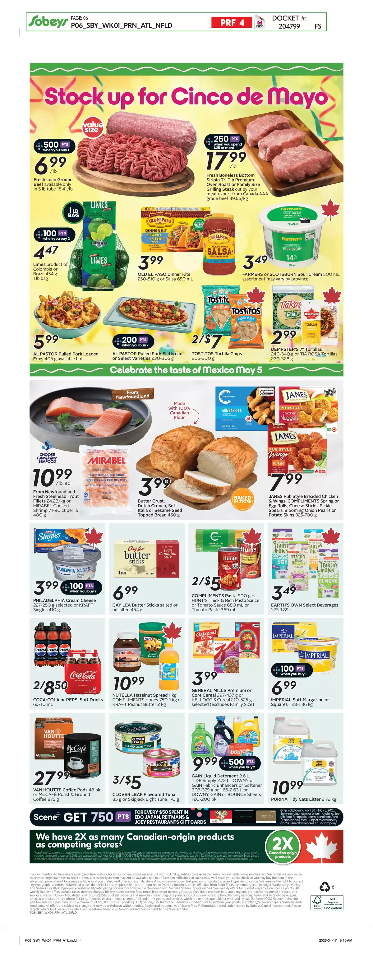 Ofertas de Sobeys Canadá de 30 abril a 6 mayo 2026 oferta semanal - Sobeys - Canadá - 30 abril 2026 – 6 mayo 2026 - Página 4