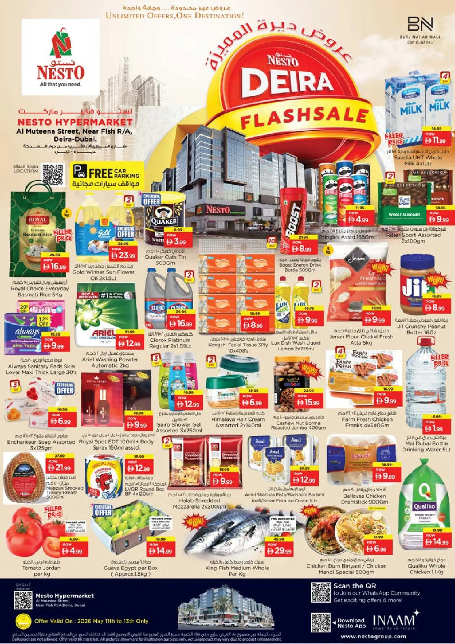 Nesto offers in Dyrh from 11 to 13 May 2026 Flash Sale - Page 1