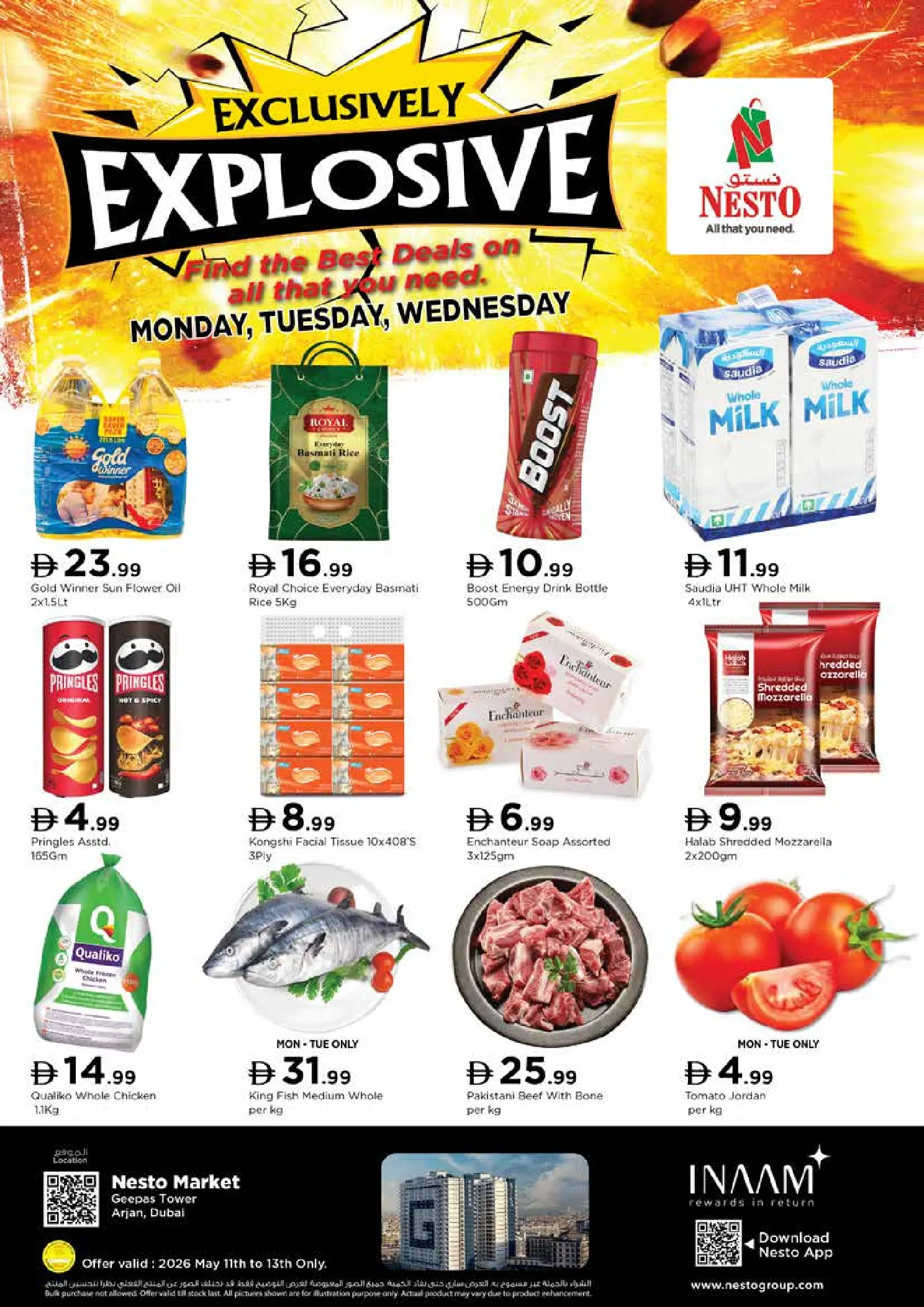 Offres Nesto Arjan de 11 à 13 mai 2026 EXCLUSIVEMENT EXPLOSIF - Page 1