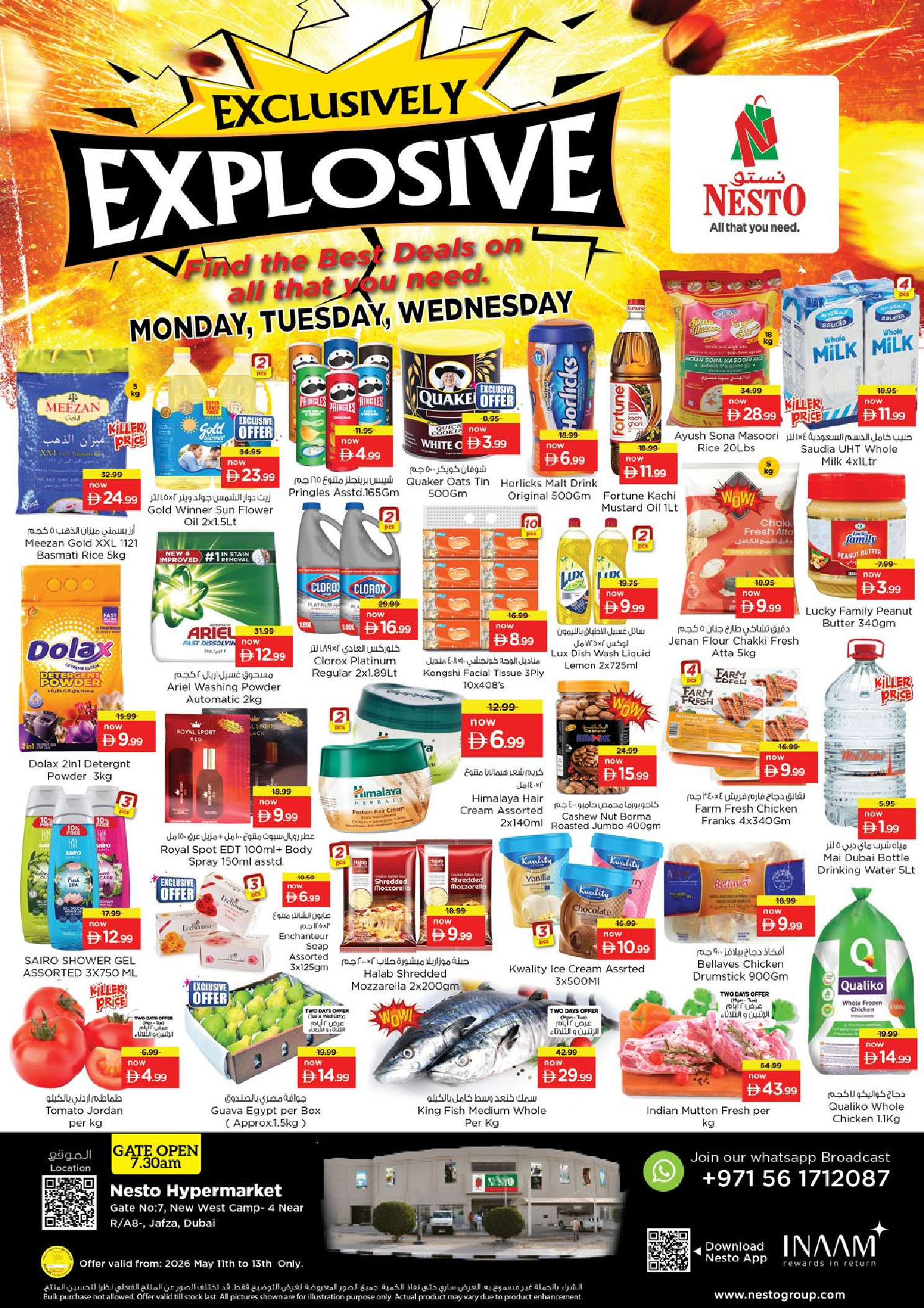 Offres Nesto Jafza de 11 à 13 mai 2026 EXCLUSIVEMENT EXPLOSIF - Page 1
