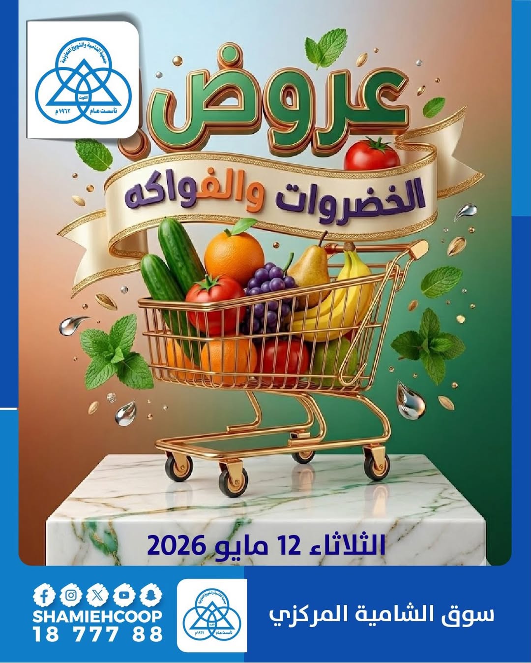 Shamieh coop offers Tuesday 12 May 2026 Vegetable and fruit offers - Page 1