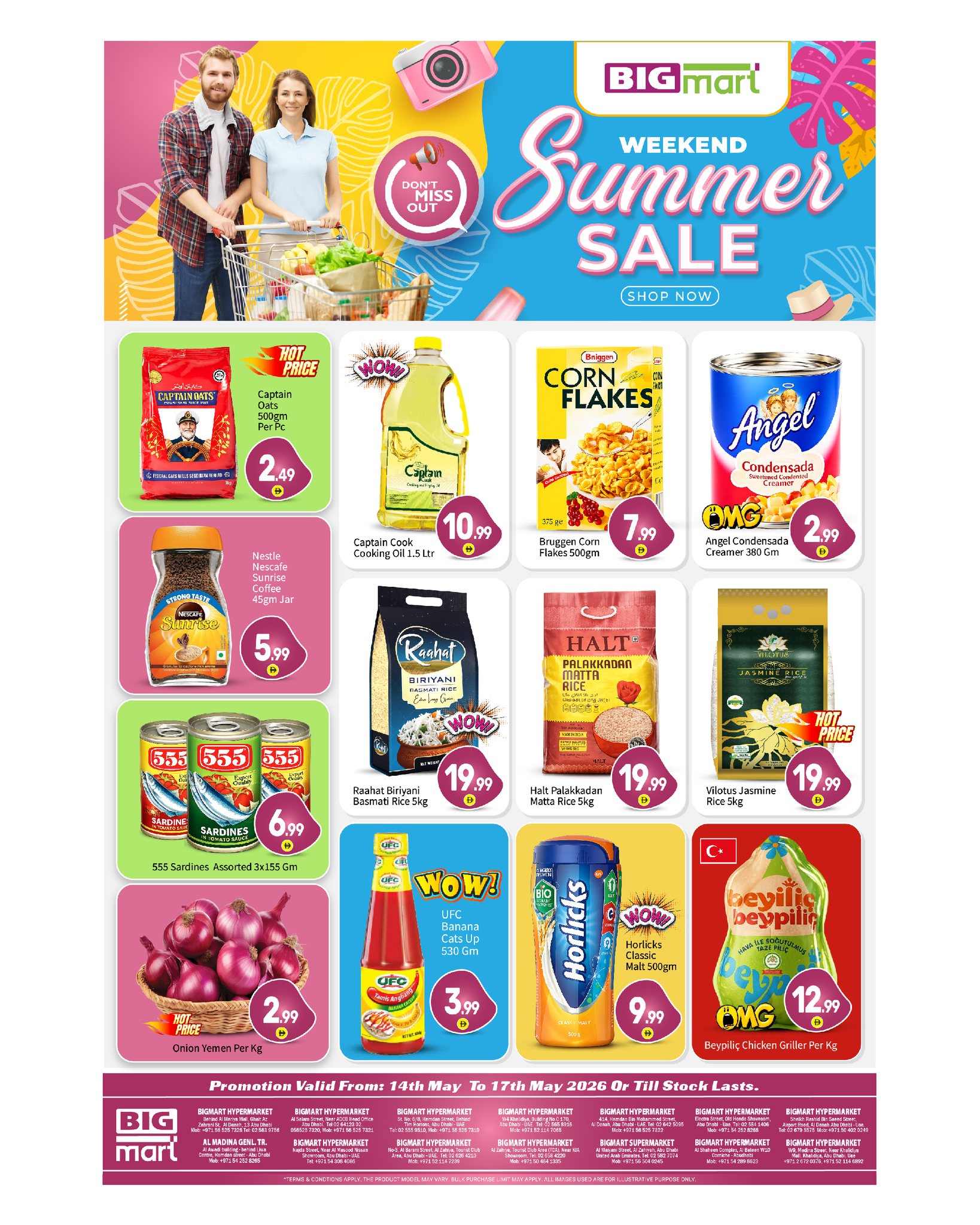 BIGmart offers in Abu Dhabi from 14 to 17 May 2026 Summer Deals - Page 1