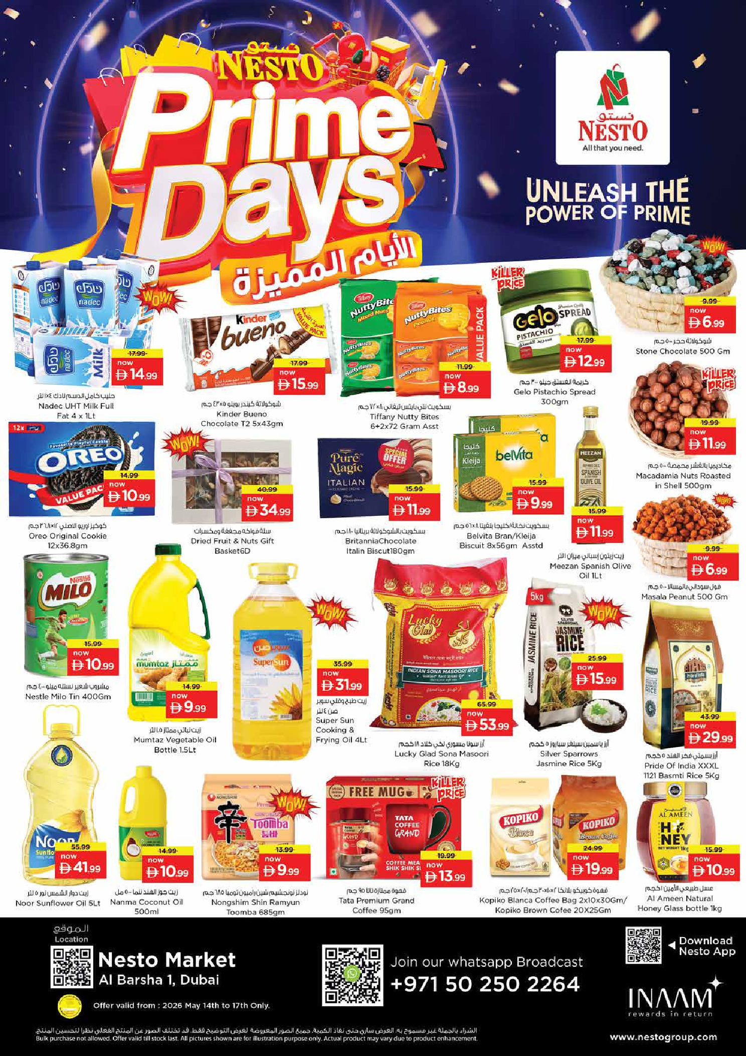 Nesto offers in Al Barsha from 14 to 17 May 2026 prime Days Deals - Page 1