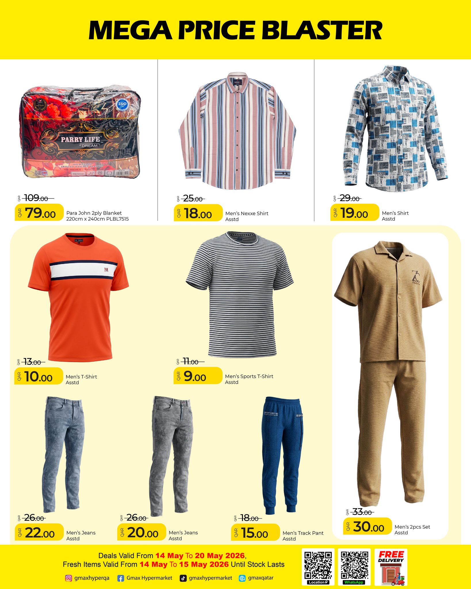 Offres Hypermarché Gmax Qatar de 14 à 20 mai 2026 Mega Price Blaster - Hypermarché Gmax - Qatar - 14 mai 2026 – 20 mai 2026 - Page 9