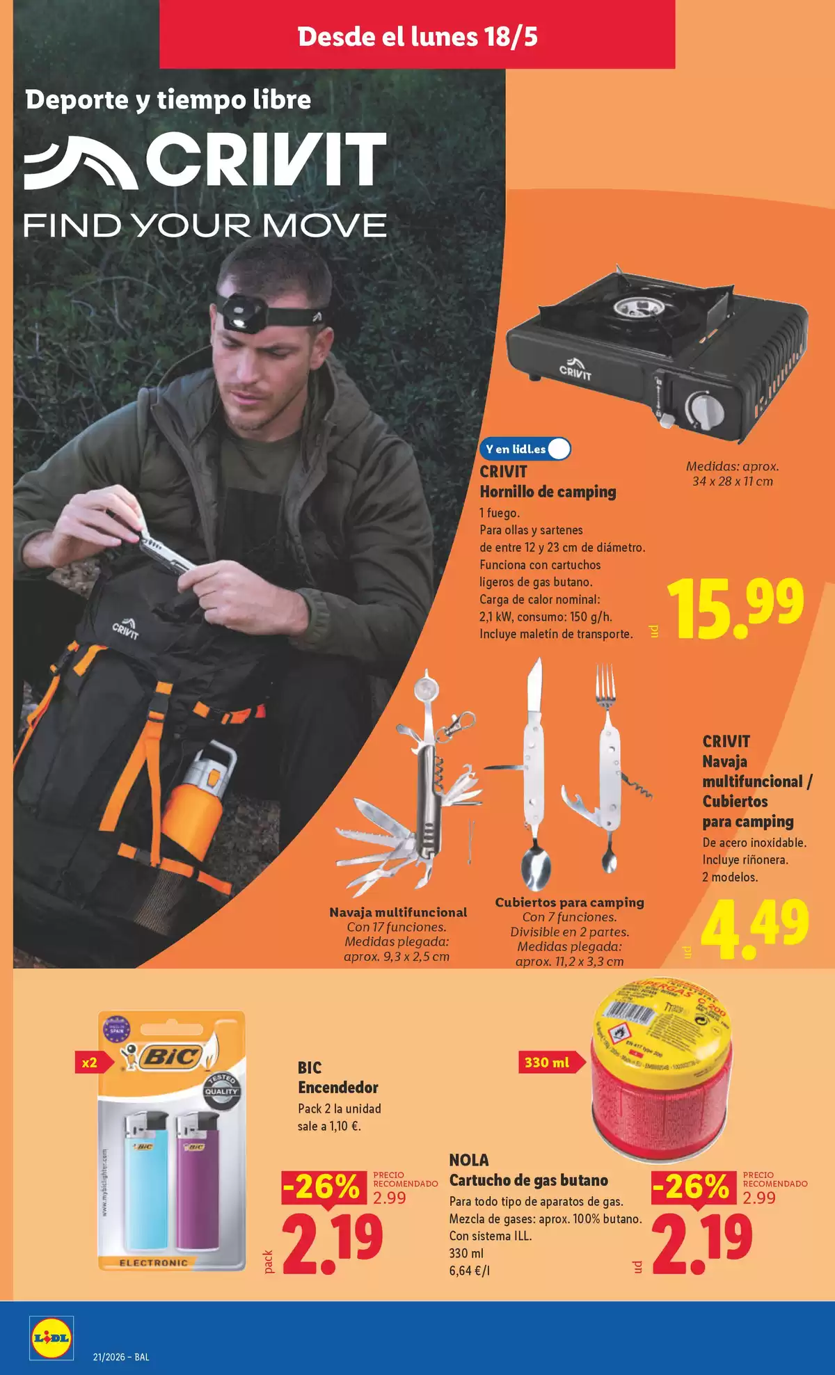 Offres Lidl Espagne de 18 à 24 mai 2026 Offres du bazar - Lidl - Espagne - 18 mai 2026 – 24 mai 2026 - Page 10
