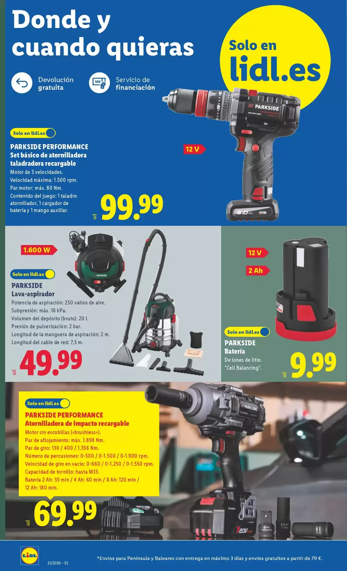 Offres Lidl Espagne de 18 à 24 mai 2026 Offres du bazar - Lidl - Espagne - 18 mai 2026 – 24 mai 2026 - Page 2