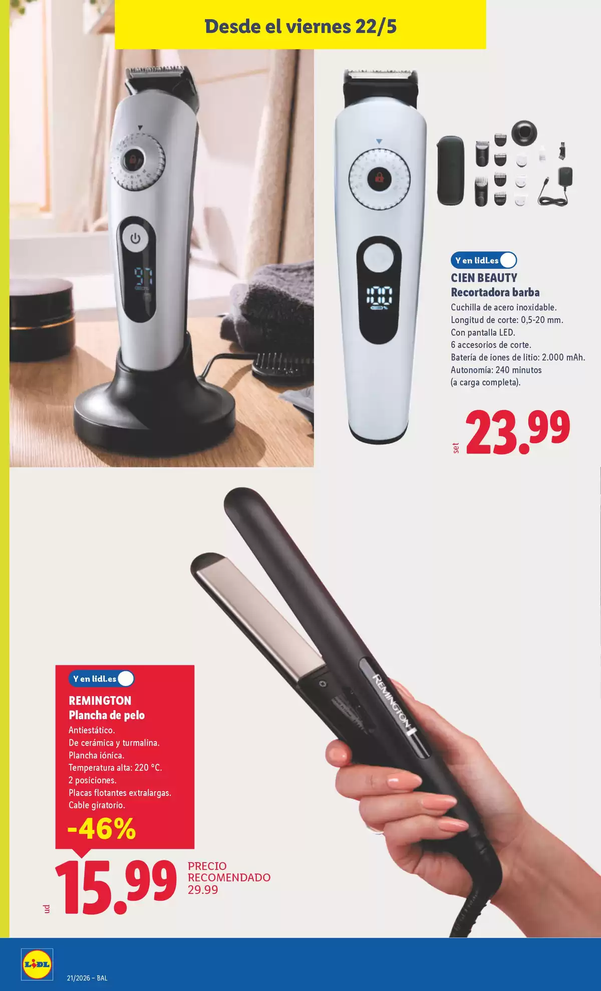 Offres Lidl Espagne de 18 à 24 mai 2026 Offres du bazar - Lidl - Espagne - 18 mai 2026 – 24 mai 2026 - Page 28
