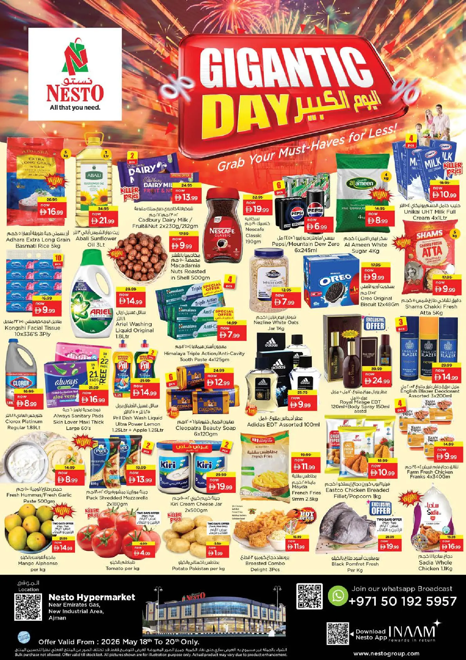 Nesto offers in Industrial Area from 18 to 20 May 2026 The big day. - Page 1