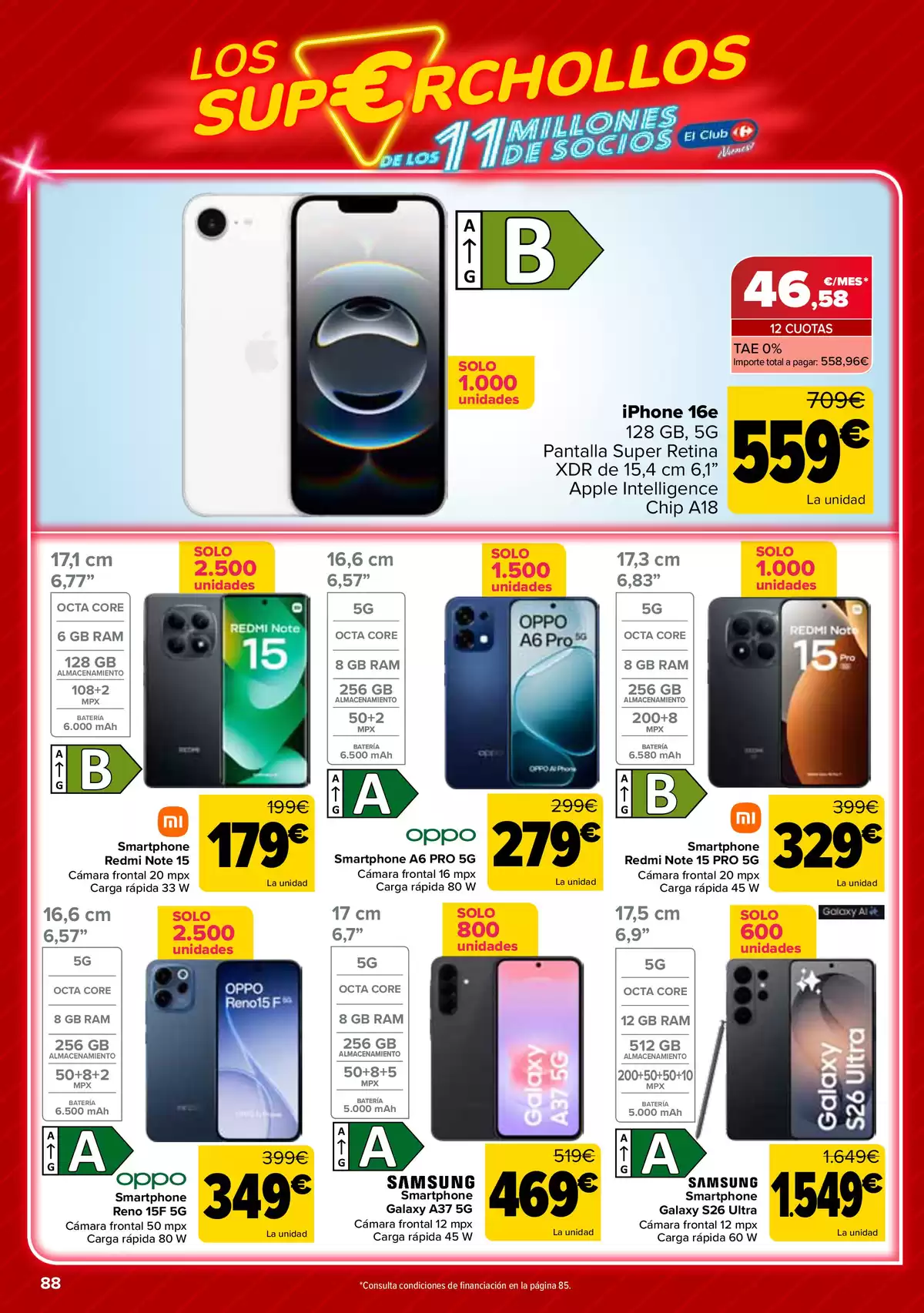 Offres Carrefour Espagne de 12 à 25 mai 2026 50% RETOUR + 2ème. AL -50% - Carrefour - Espagne - 12 mai 2026 – 25 mai 2026 - Page 88