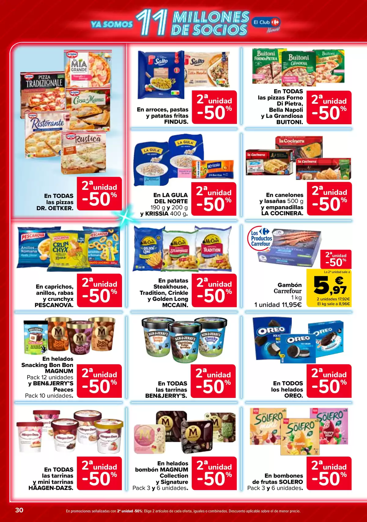 Offres Carrefour Espagne de 12 à 25 mai 2026 50% RETOUR + 2ème. AL -50% - Carrefour - Espagne - 12 mai 2026 – 25 mai 2026 - Page 30