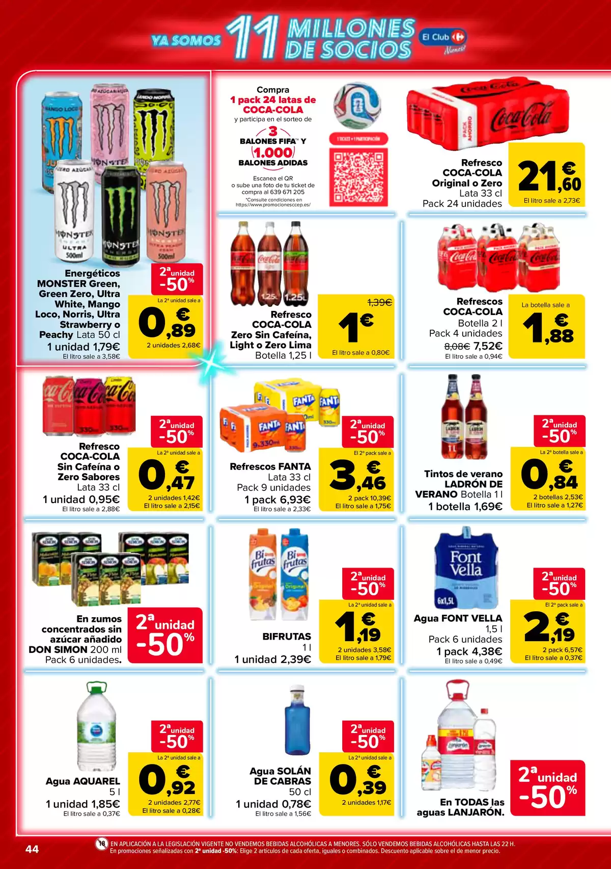 Offres Carrefour Espagne de 12 à 25 mai 2026 50% RETOUR + 2ème. AL -50% - Carrefour - Espagne - 12 mai 2026 – 25 mai 2026 - Page 44