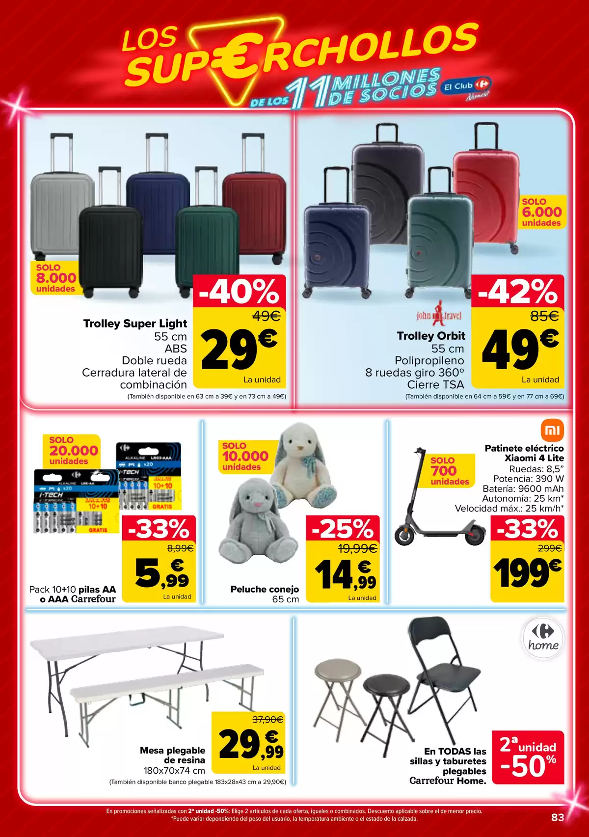 Offres Carrefour Espagne de 12 à 25 mai 2026 50% RETOUR + 2ème. AL -50% - Carrefour - Espagne - 12 mai 2026 – 25 mai 2026 - Page 83