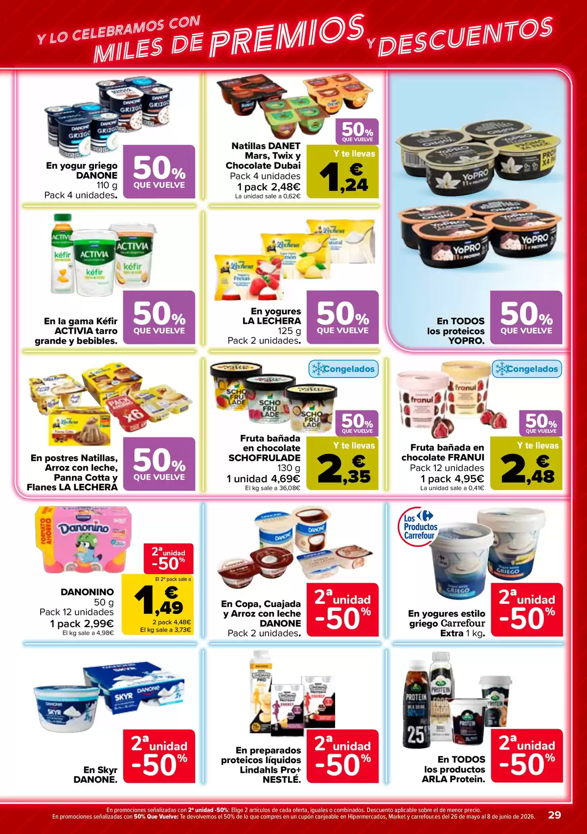 Offres Carrefour Espagne de 12 à 25 mai 2026 50% RETOUR + 2ème. AL -50% - Carrefour - Espagne - 12 mai 2026 – 25 mai 2026 - Page 29