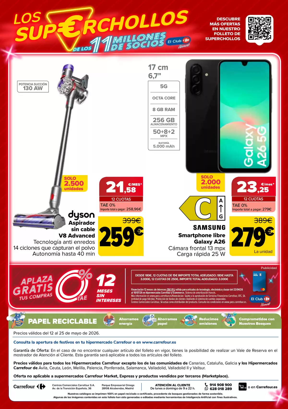 Offres Carrefour Espagne de 12 à 25 mai 2026 50% RETOUR + 2ème. AL -50% - Carrefour - Espagne - 12 mai 2026 – 25 mai 2026 - Page 94