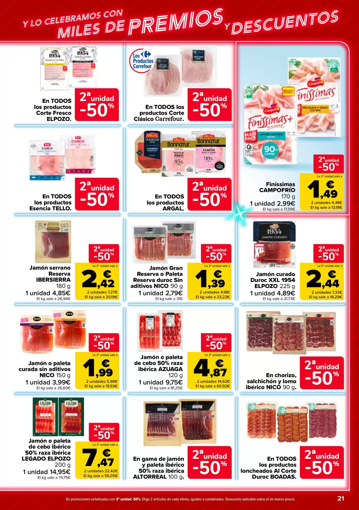 Offres Carrefour Espagne de 12 à 25 mai 2026 50% RETOUR + 2ème. AL -50% - Carrefour - Espagne - 12 mai 2026 – 25 mai 2026 - Page 21