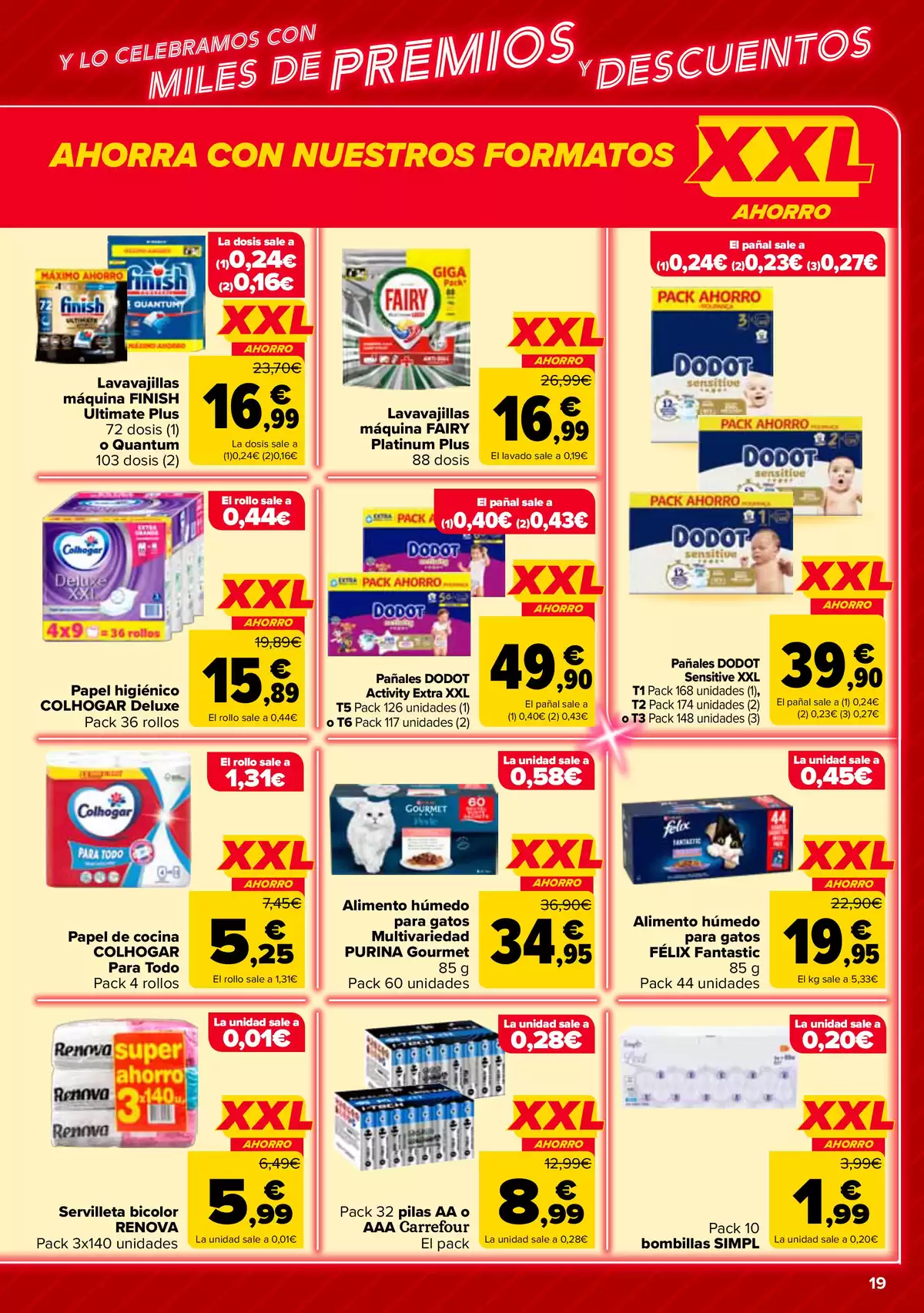 Offres Carrefour Espagne de 12 à 25 mai 2026 50% RETOUR + 2ème. AL -50% - Carrefour - Espagne - 12 mai 2026 – 25 mai 2026 - Page 19