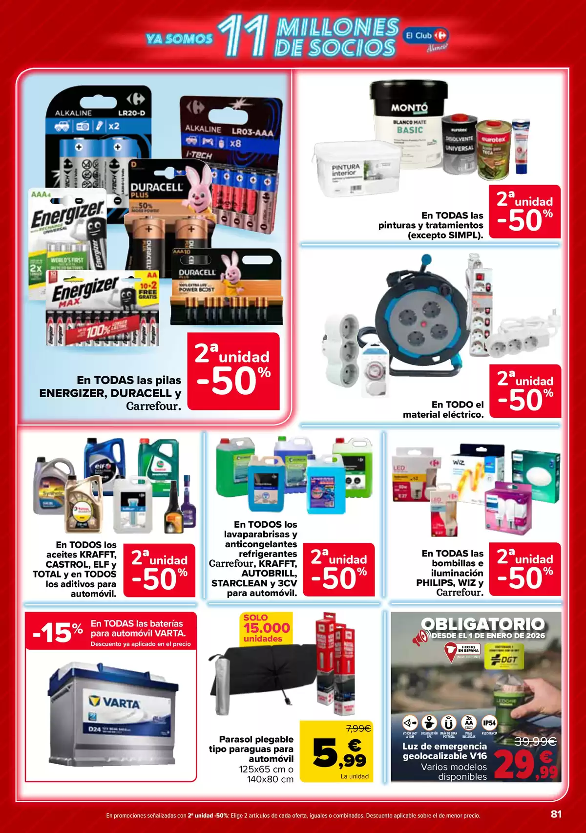 Offres Carrefour Espagne de 12 à 25 mai 2026 50% RETOUR + 2ème. AL -50% - Carrefour - Espagne - 12 mai 2026 – 25 mai 2026 - Page 81