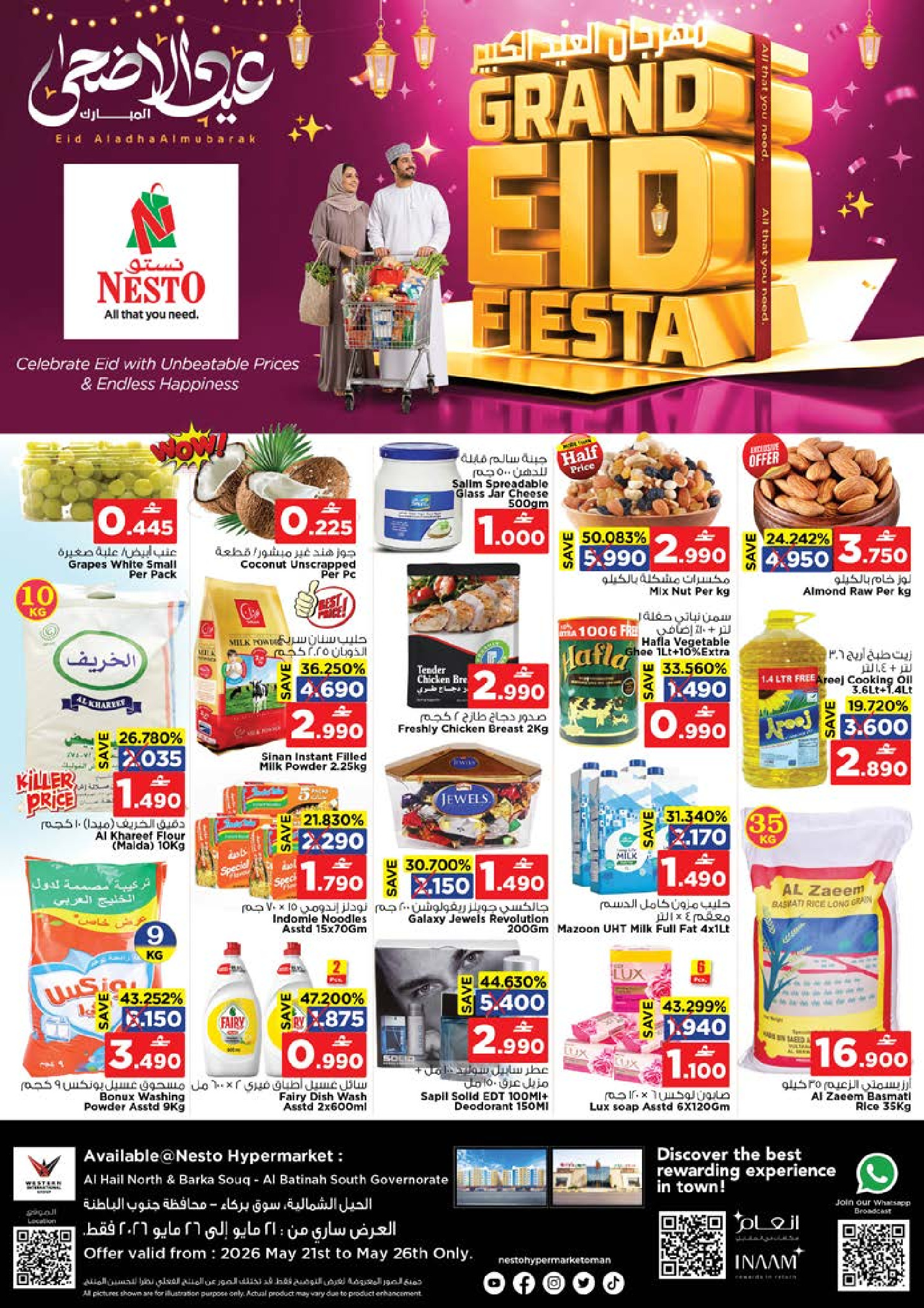 Nesto Oman offers from 21 to 26 May 2026 Grand Eid Festival - Page 1