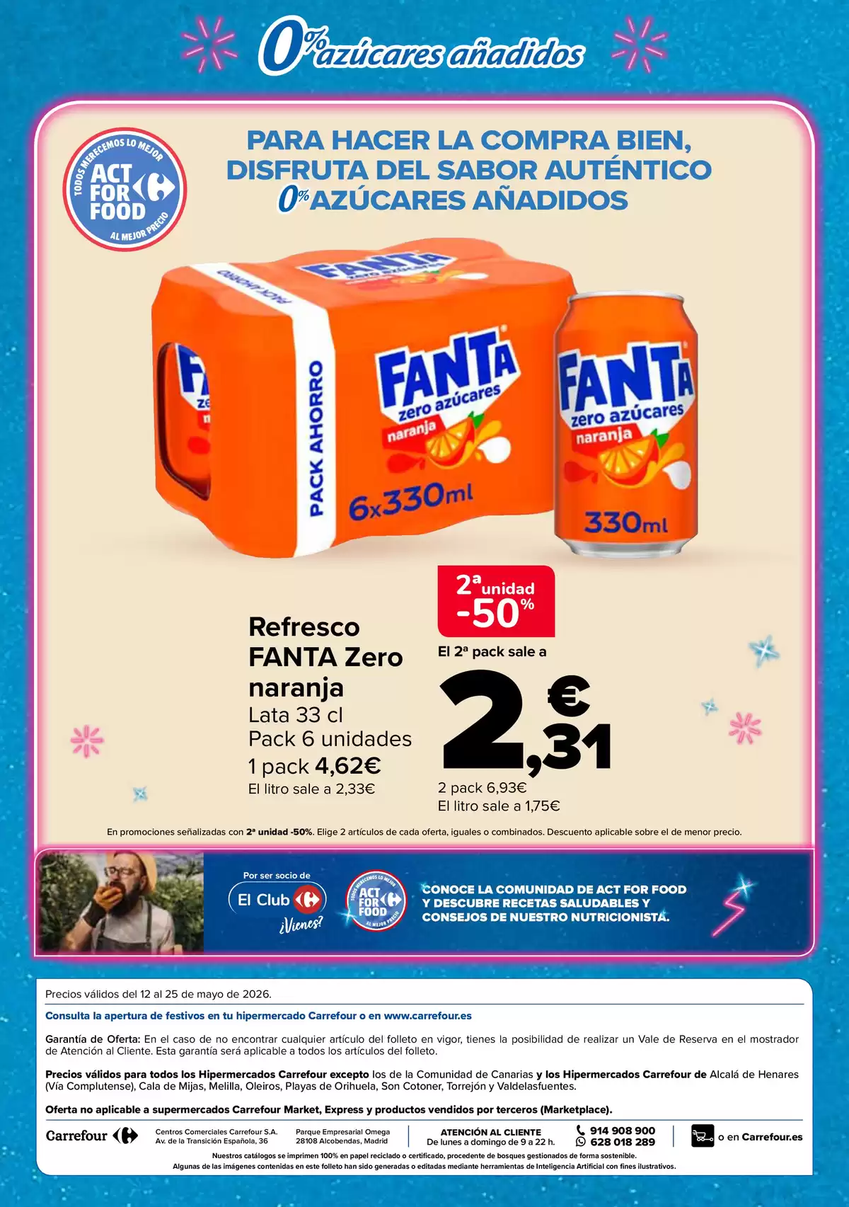 Offres Carrefour Espagne de 12 à 25 mai 2026 Offres SANS SUCRES AJOUTÉS - Carrefour - Espagne - 12 mai 2026 – 25 mai 2026 - Page 12
