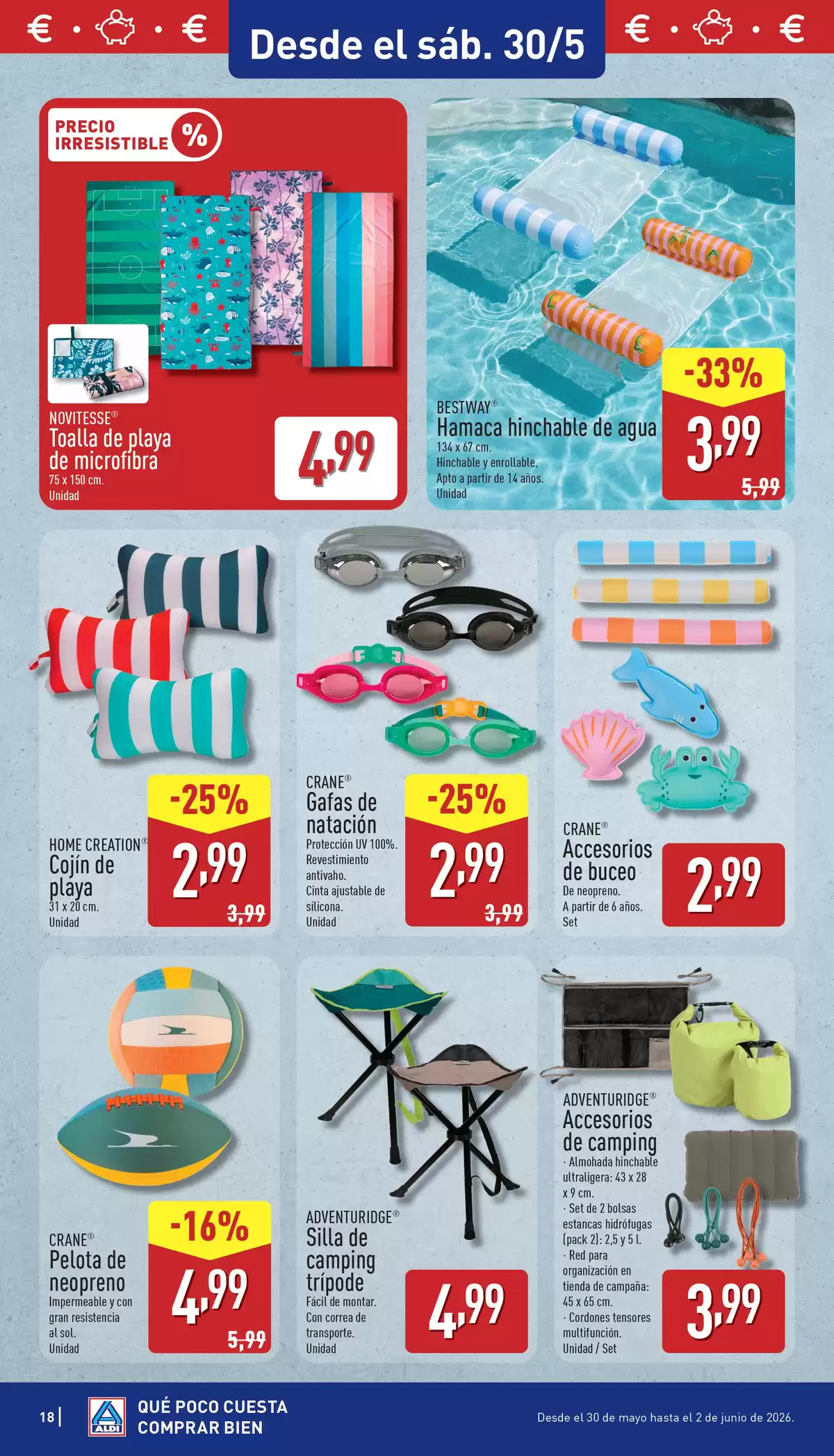 Offres ALDI Espagne de 25 à 31 mai 2026 Comme il coûte peu d'acheter bien ! - ALDI - Espagne - 25 mai 2026 – 31 mai 2026 - Page 18