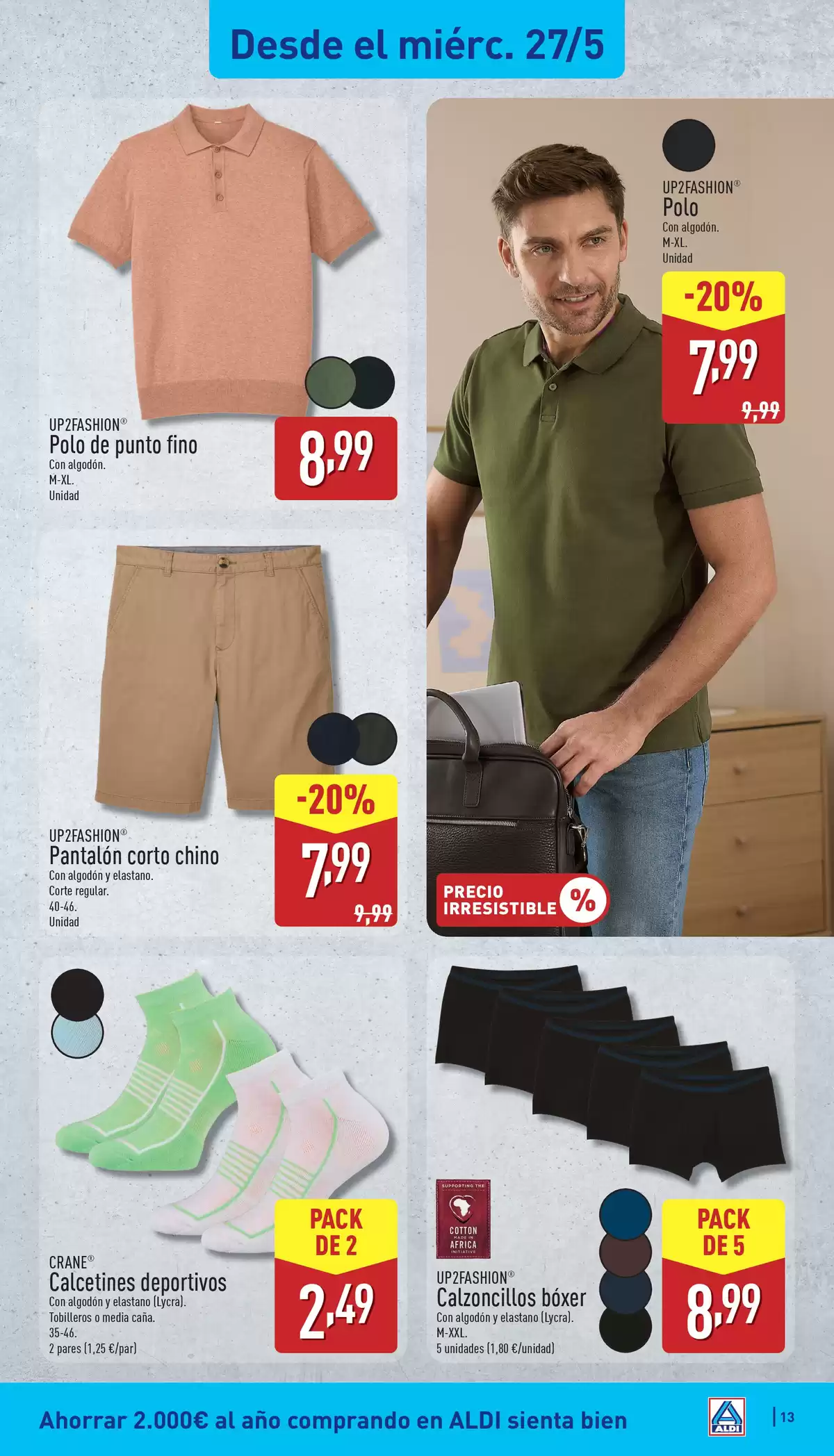 Offres ALDI Espagne de 25 à 31 mai 2026 Comme il coûte peu d'acheter bien ! - ALDI - Espagne - 25 mai 2026 – 31 mai 2026 - Page 13
