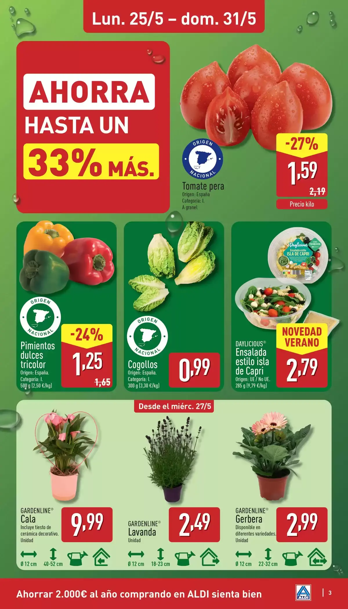 Offres ALDI Espagne de 25 à 31 mai 2026 Comme il coûte peu d'acheter bien ! - ALDI - Espagne - 25 mai 2026 – 31 mai 2026 - Page 3