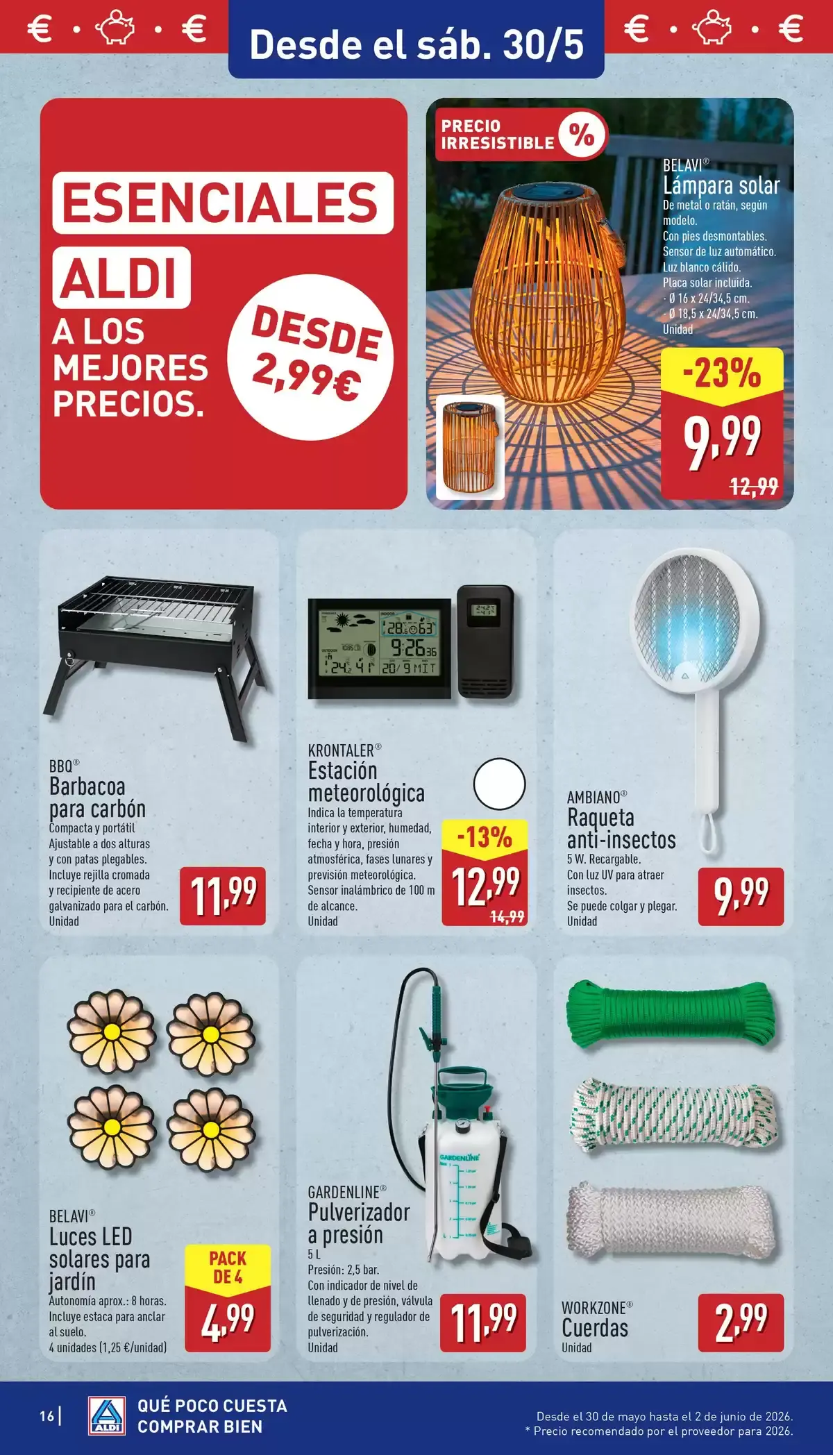 Offres ALDI Espagne de 25 à 31 mai 2026 Comme il coûte peu d'acheter bien ! - ALDI - Espagne - 25 mai 2026 – 31 mai 2026 - Page 16