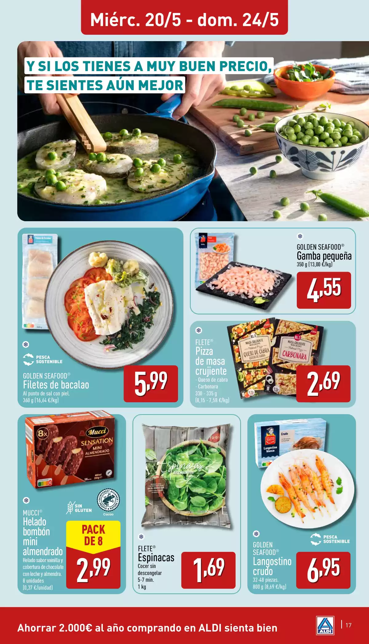 Offres ALDI Espagne de 20 à 24 mai 2026 Quel peu que Costa Acheter bé - ALDI - Espagne - 20 mai 2026 – 24 mai 2026 - Page 17