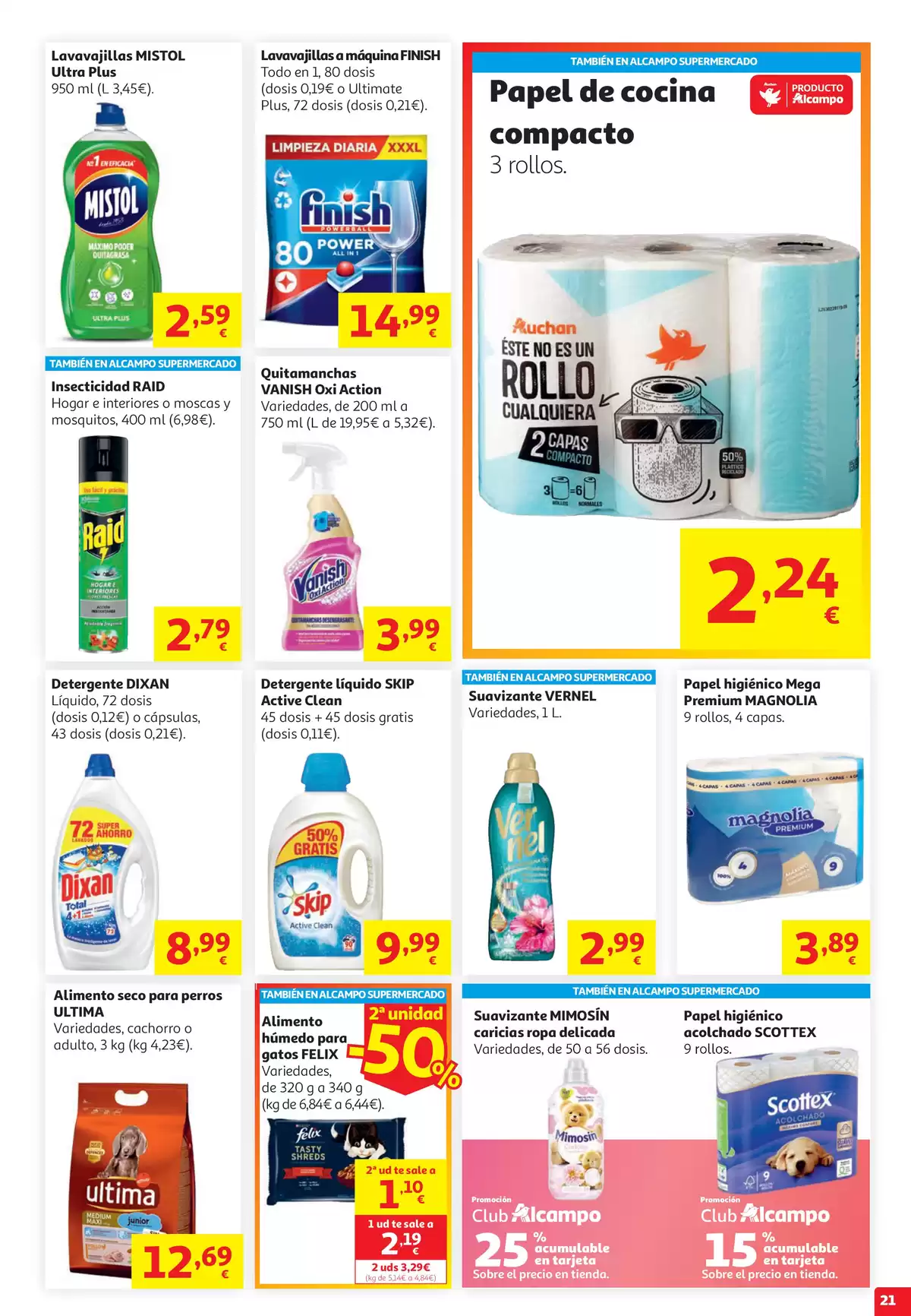 Ofertas de Alcampo Hipermercados España de 19 mayo a 1 junio 2026 Sales ganando - Alcampo - España - 19 mayo 2026 – 1 junio 2026 - Página 21