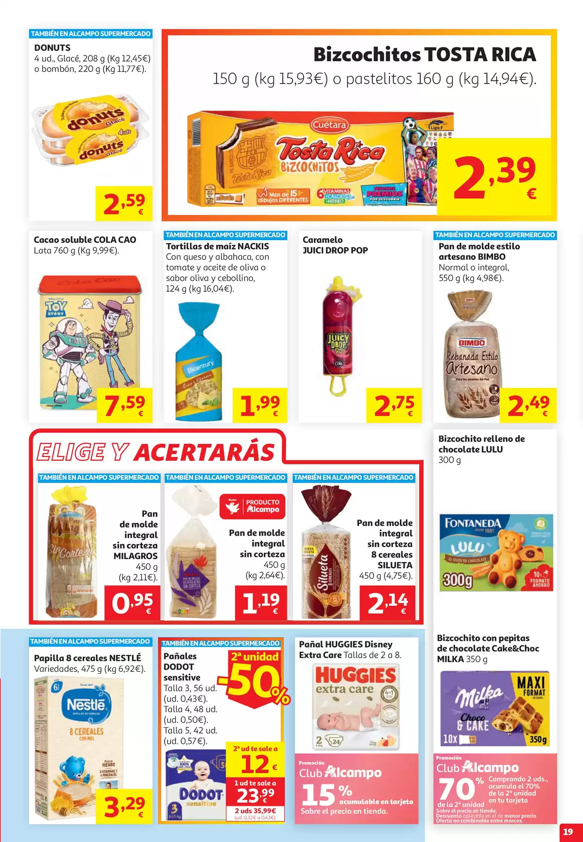 Ofertas de Alcampo Hipermercados España de 19 mayo a 1 junio 2026 Sales ganando - Alcampo - España - 19 mayo 2026 – 1 junio 2026 - Página 19