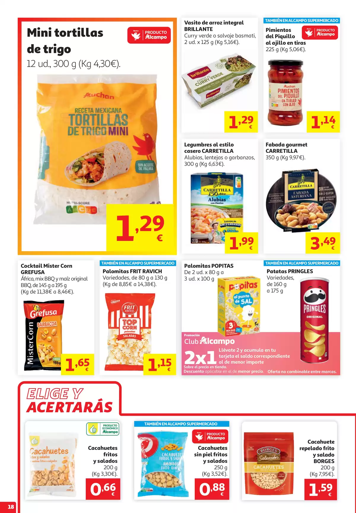 Ofertas de Alcampo Hipermercados España de 19 mayo a 1 junio 2026 Sales ganando - Alcampo - España - 19 mayo 2026 – 1 junio 2026 - Página 18